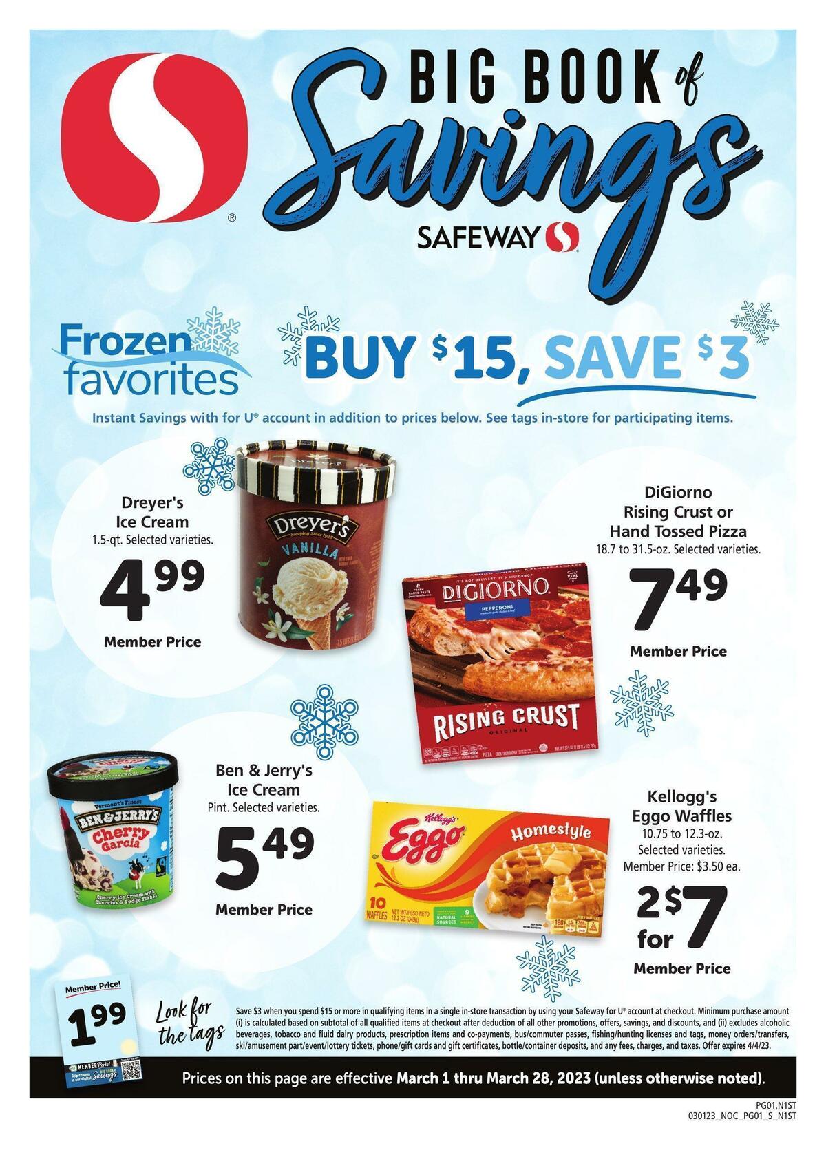 Safeway Big Book of Savings Weekly Ad from March 1
