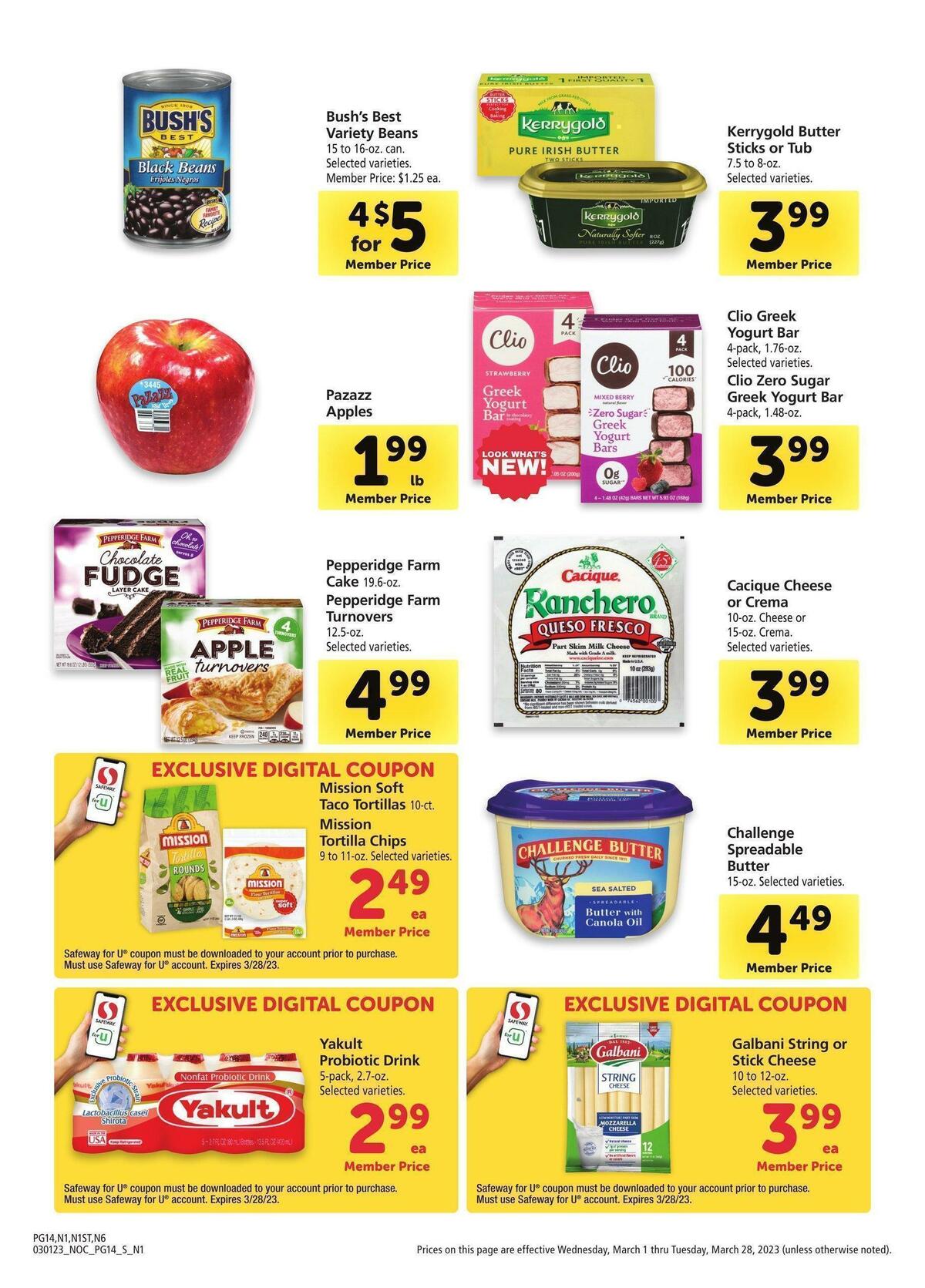 Safeway Big Book of Savings Weekly Ad from March 1