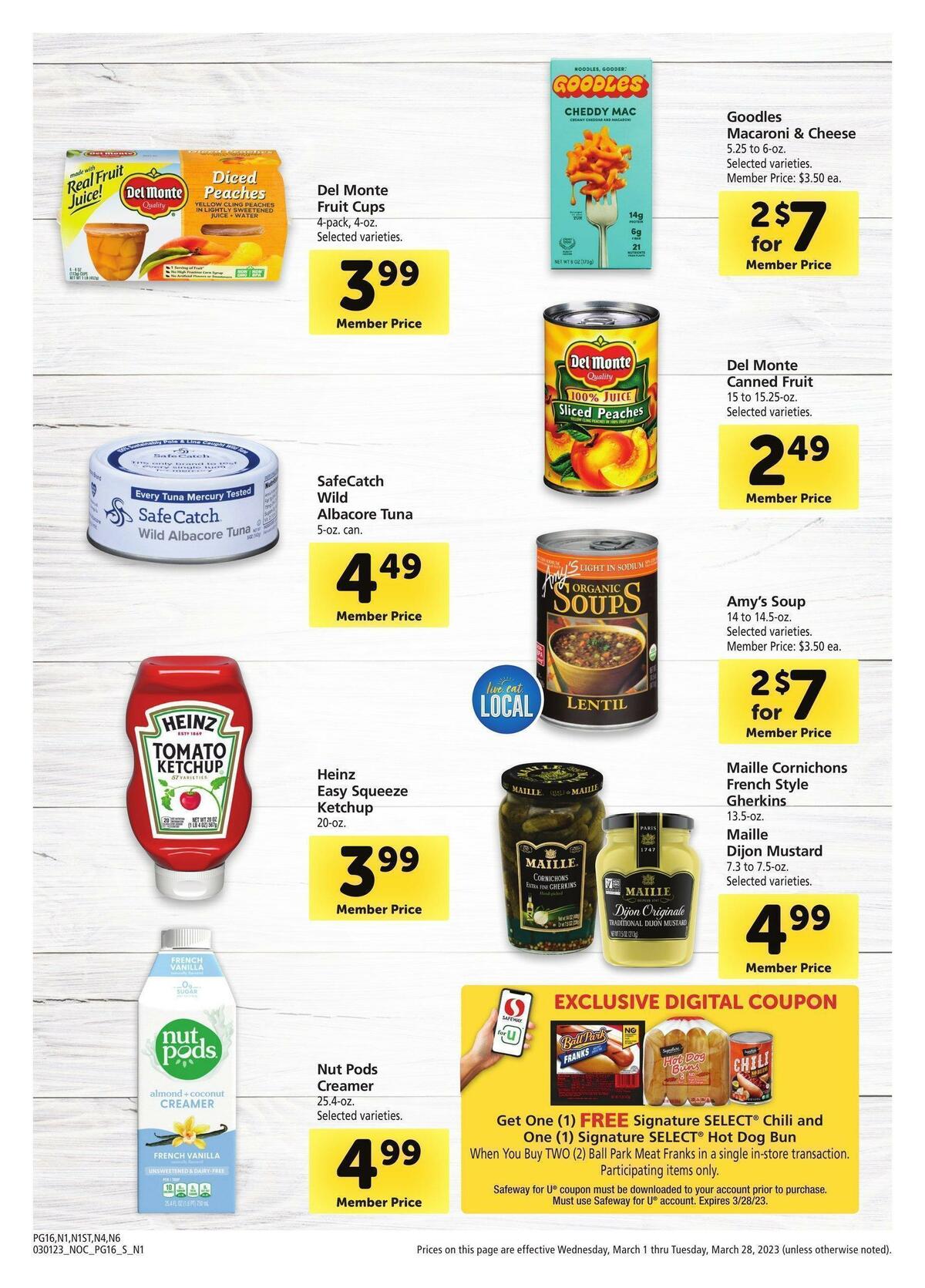 Safeway Big Book of Savings Weekly Ad from March 1
