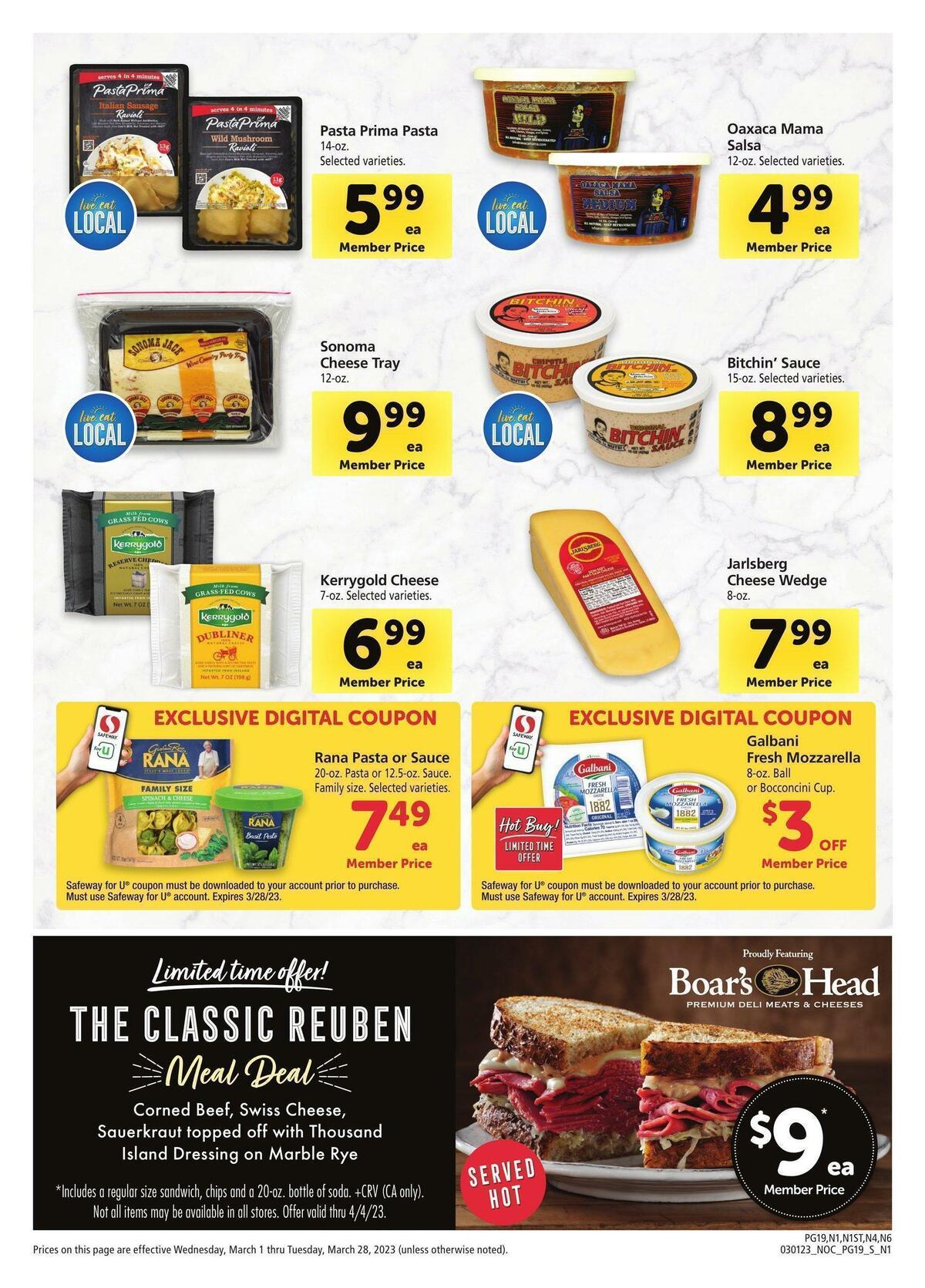 Safeway Big Book of Savings Weekly Ad from March 1