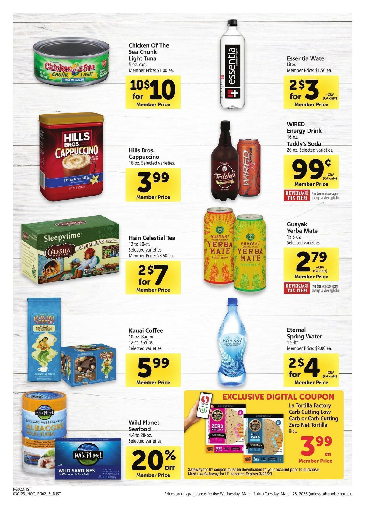 Safeway Big Book of Savings Weekly Ad from March 1