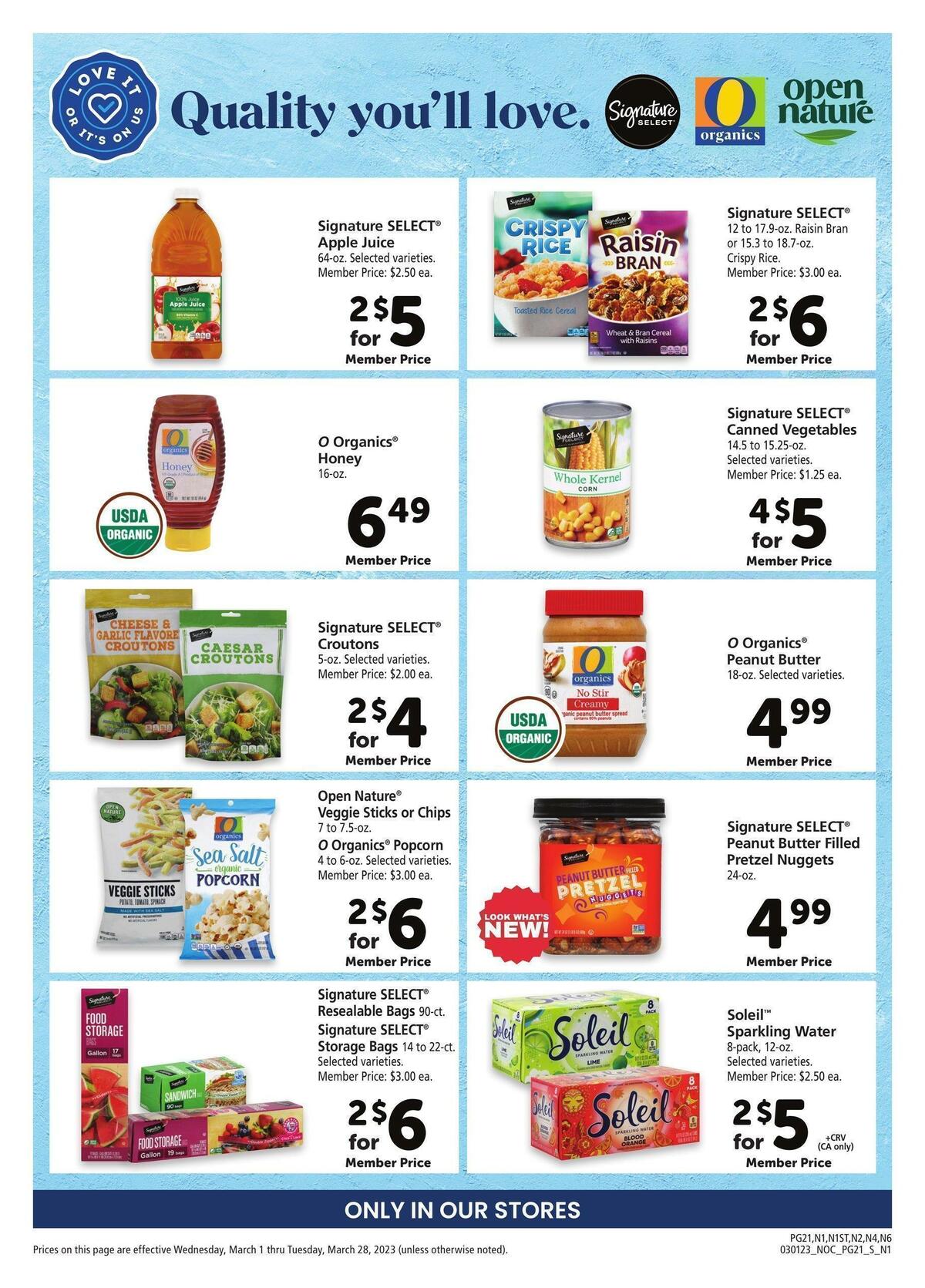 Safeway Big Book of Savings Weekly Ad from March 1
