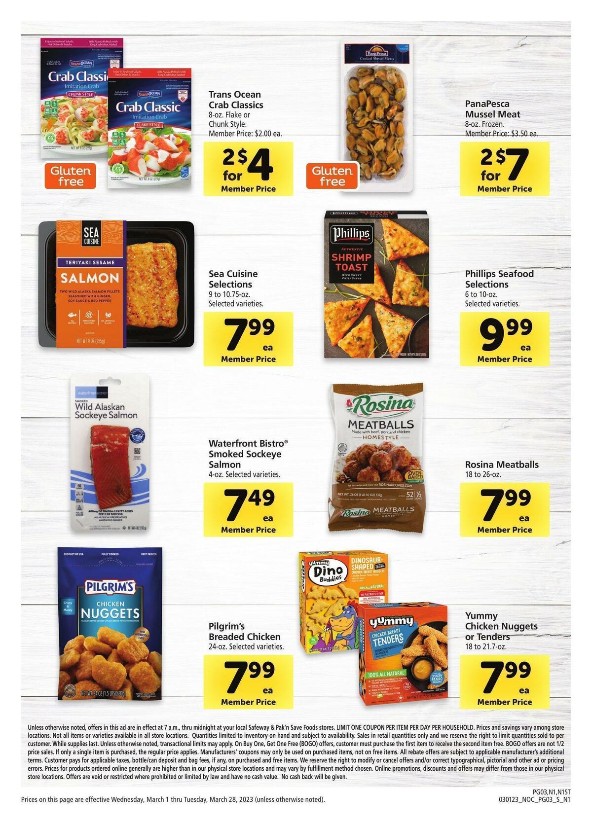 Safeway Big Book of Savings Weekly Ad from March 1