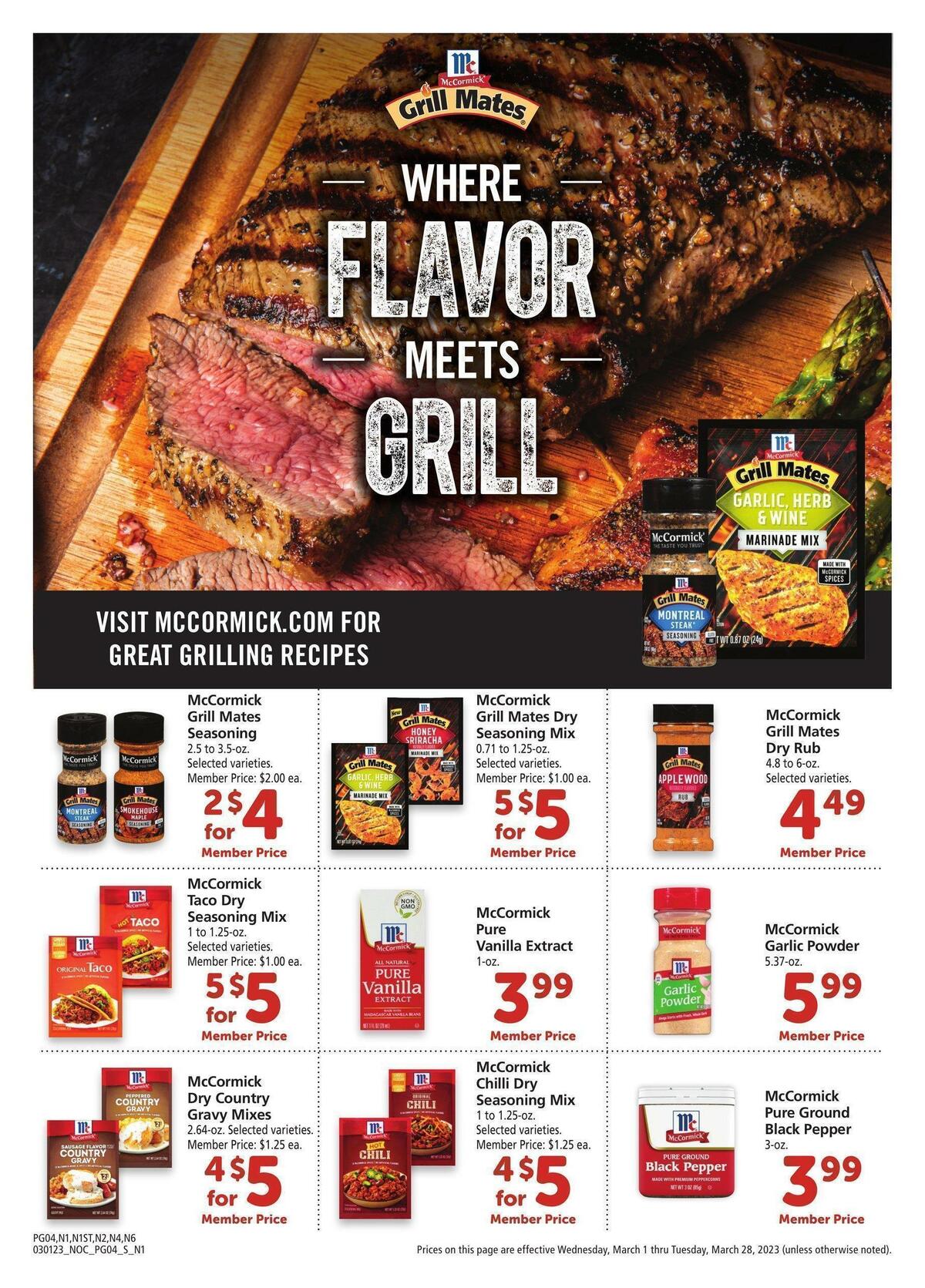 Safeway Big Book of Savings Weekly Ad from March 1