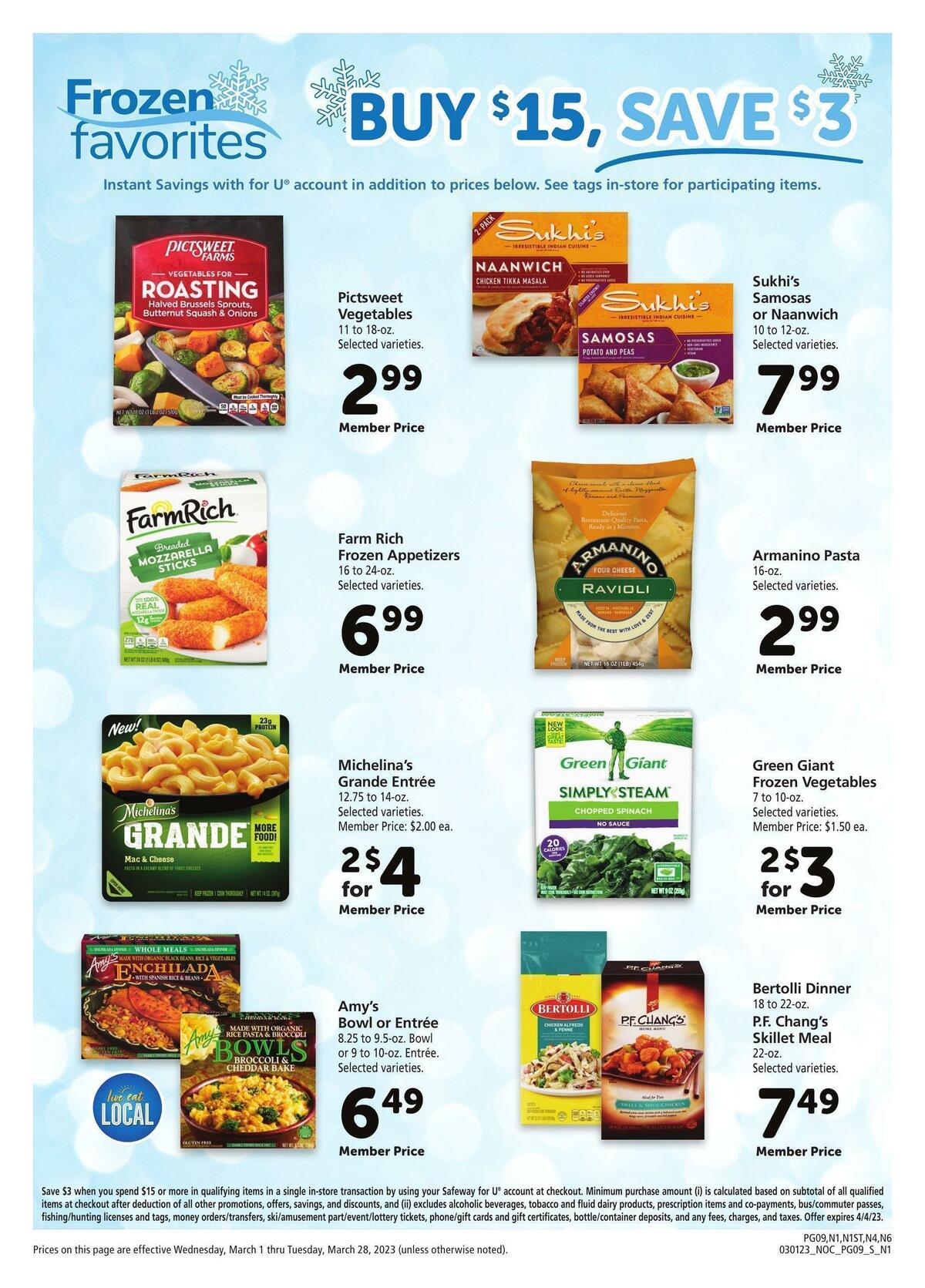 Safeway Big Book of Savings Weekly Ad from March 1