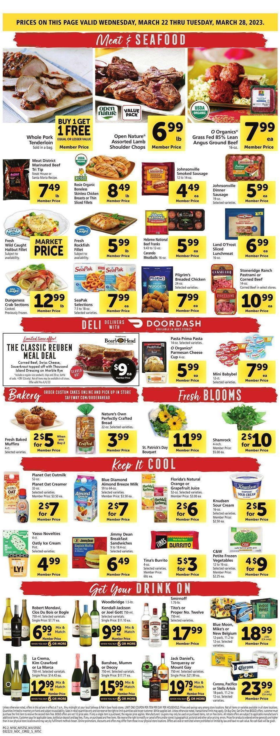 Safeway Weekly Ad from March 22