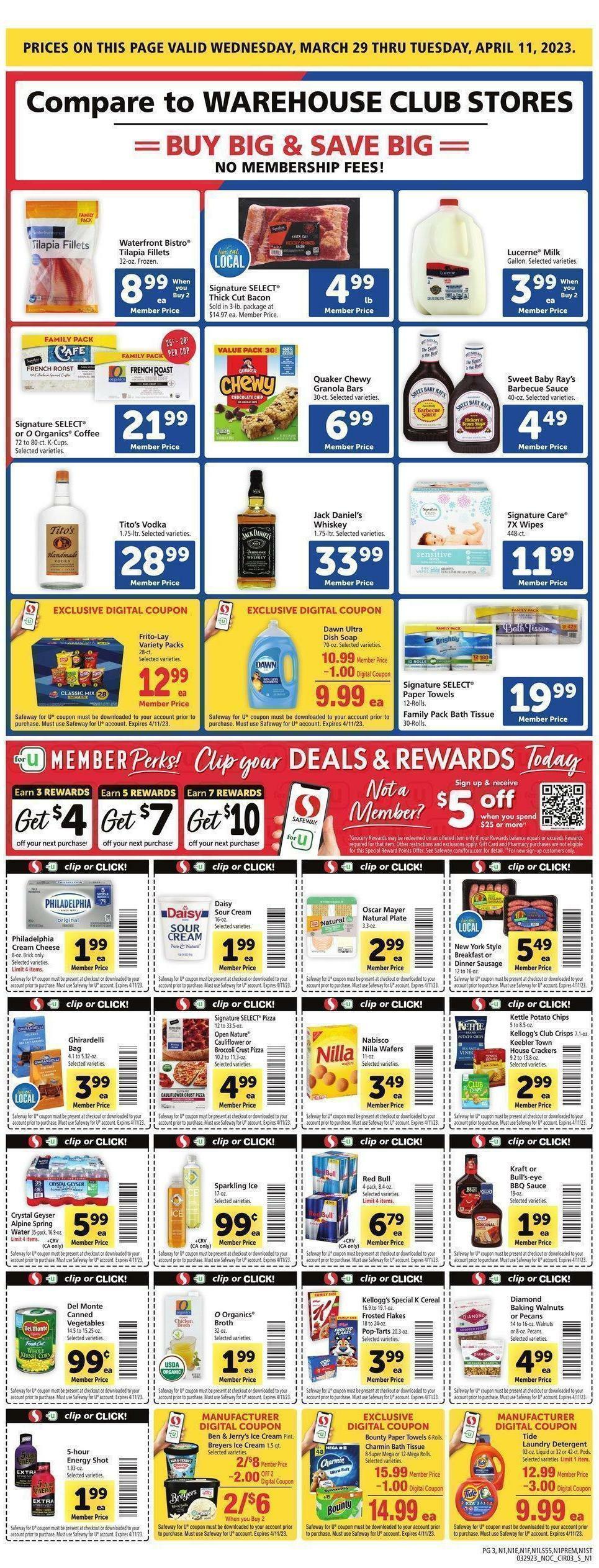 Safeway Weekly Ad from March 29