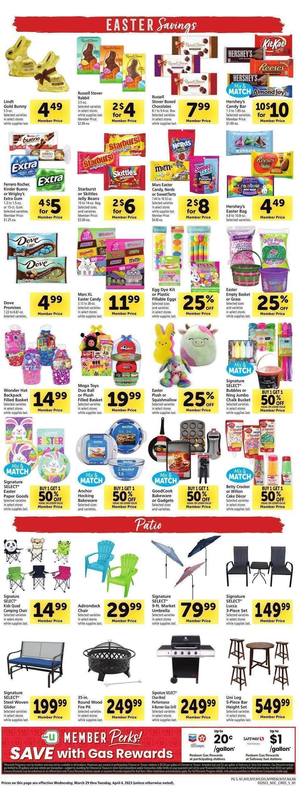 Safeway Weekly Ad from March 29