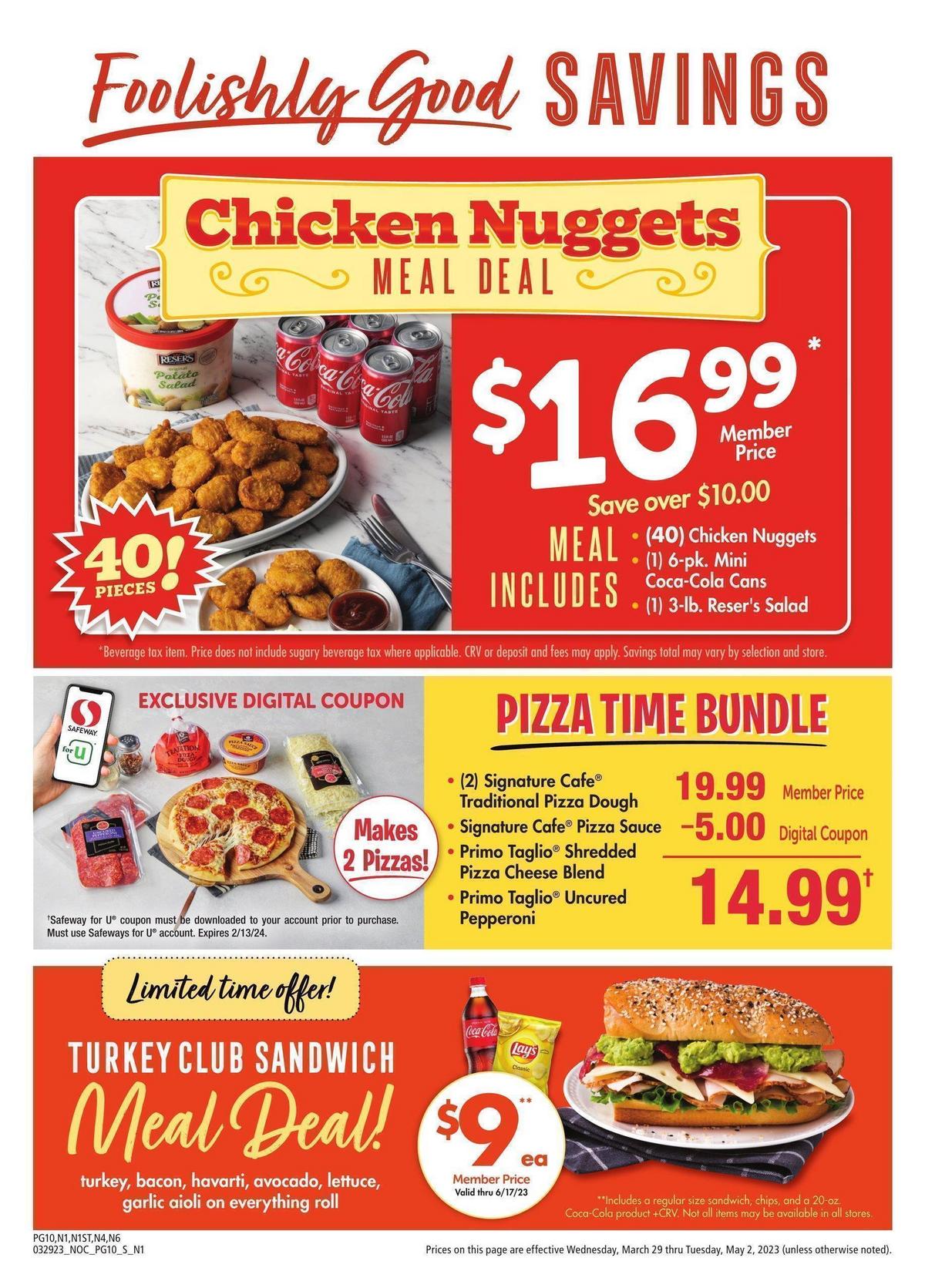 Safeway Big Book of Savings Weekly Ad from March 29