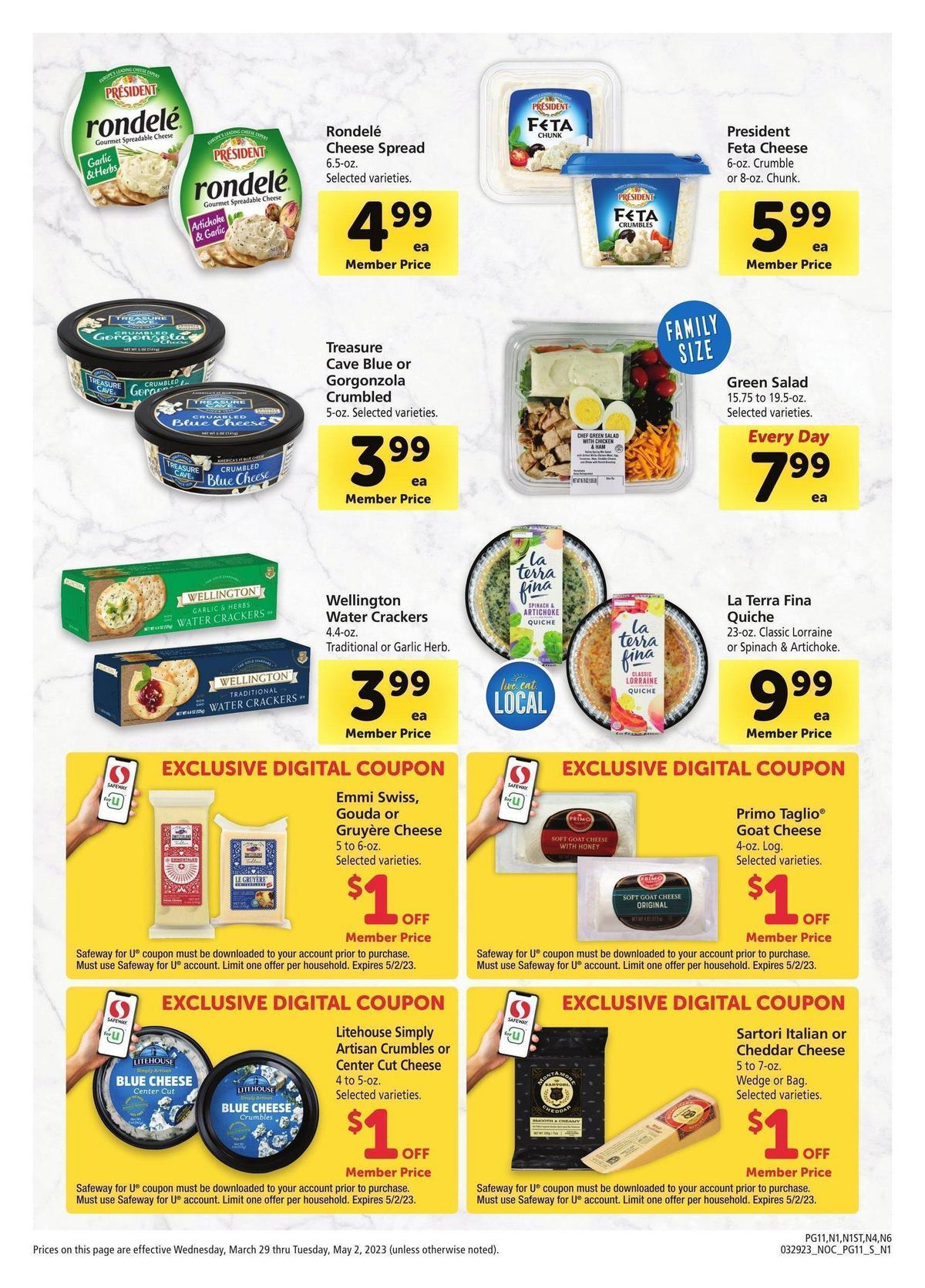 Safeway Big Book of Savings Weekly Ad from March 29