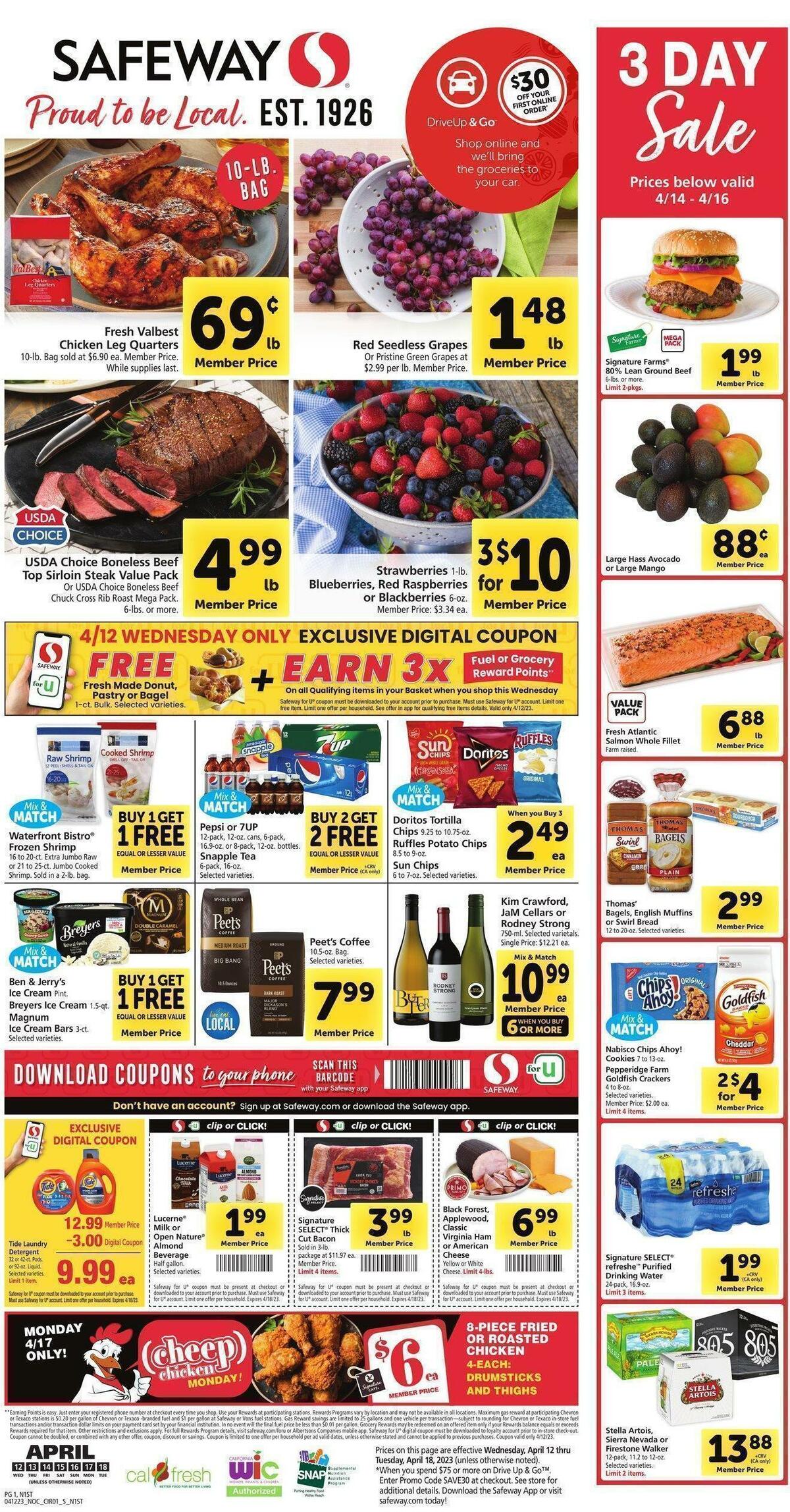 Safeway Weekly Ad from April 12