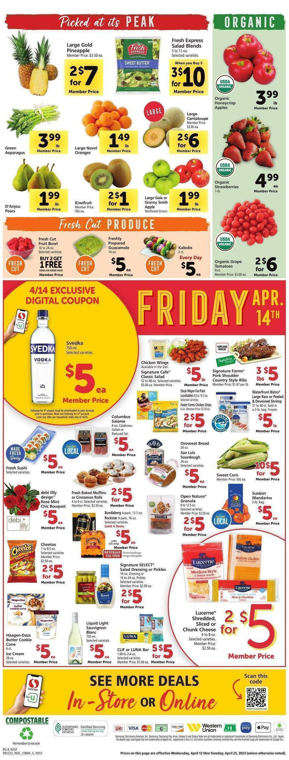 Safeway Weekly Ad from April 12