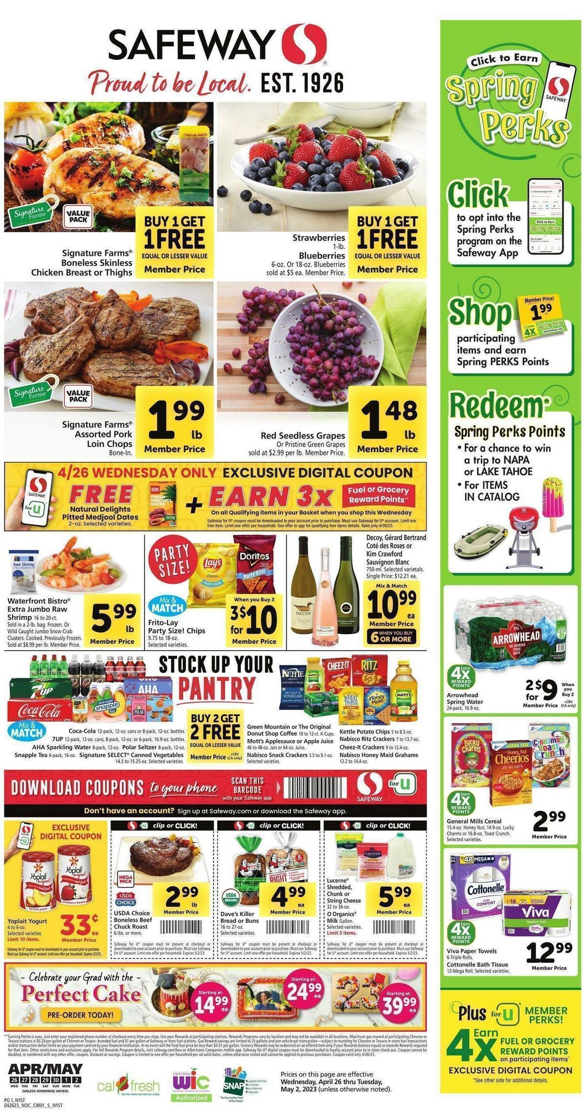 Safeway Weekly Ad from April 26