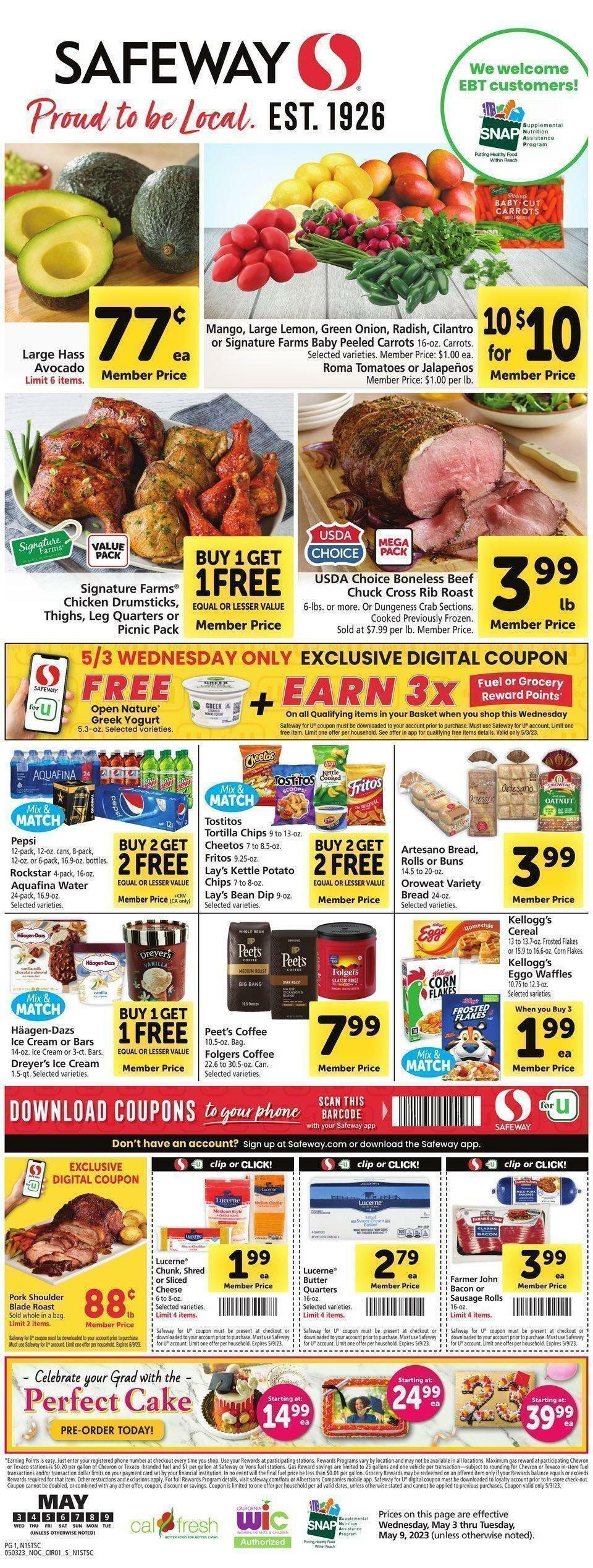 Safeway Weekly Ad from May 3