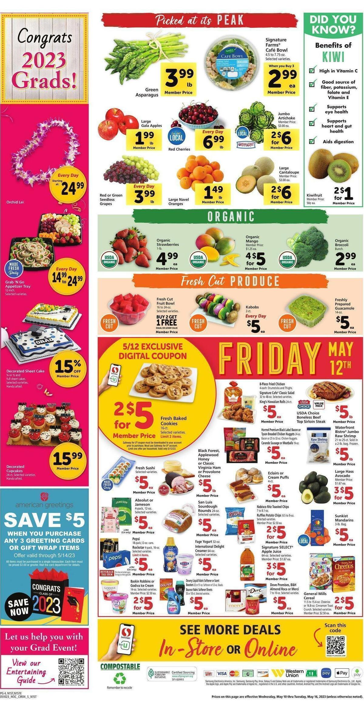 Safeway Weekly Ad from May 10