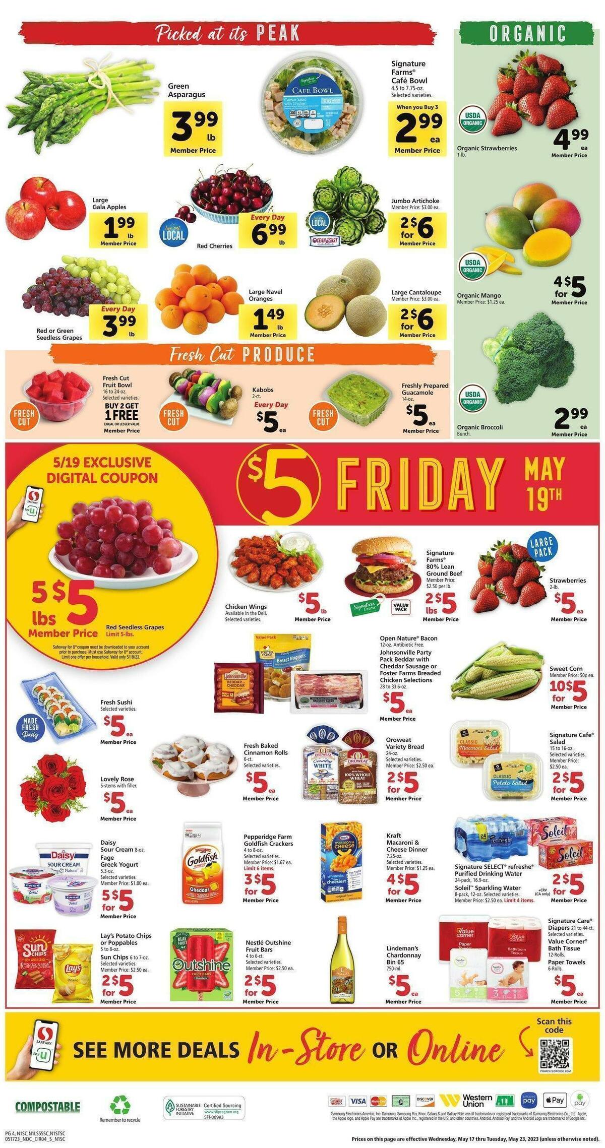 Safeway Weekly Ad from May 17
