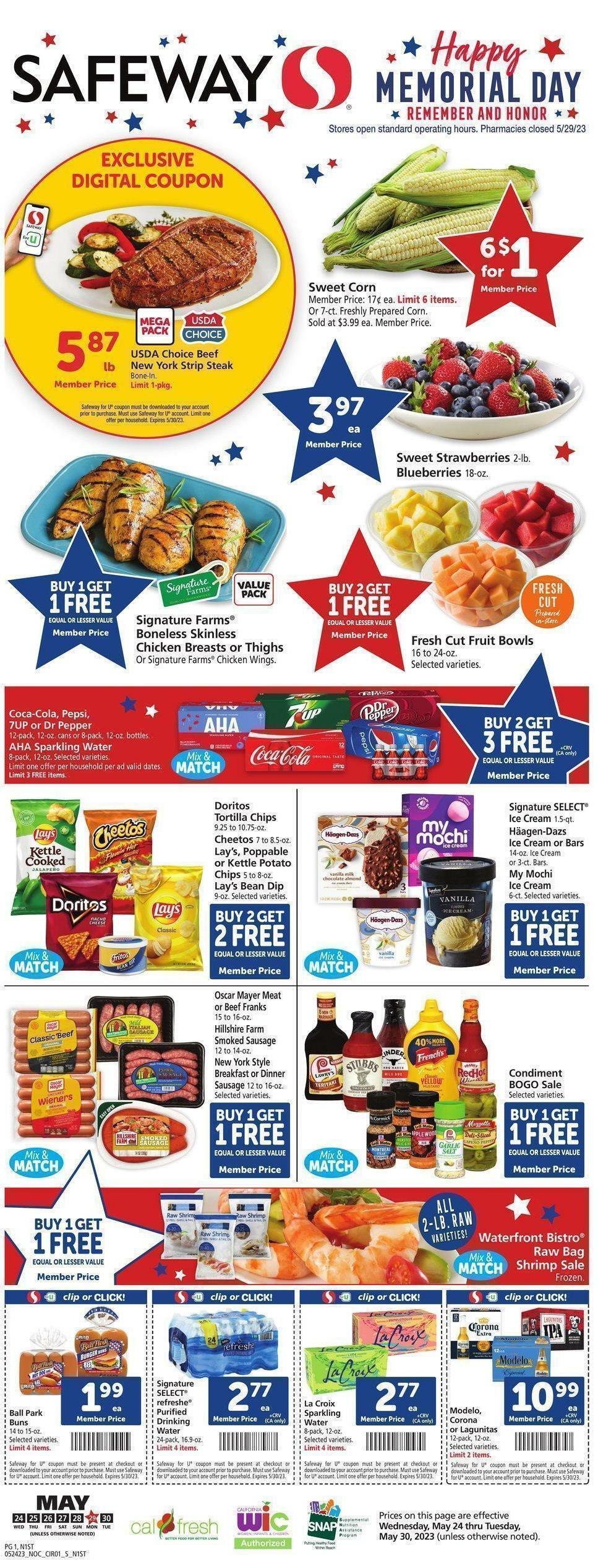 Safeway Weekly Ad from May 24