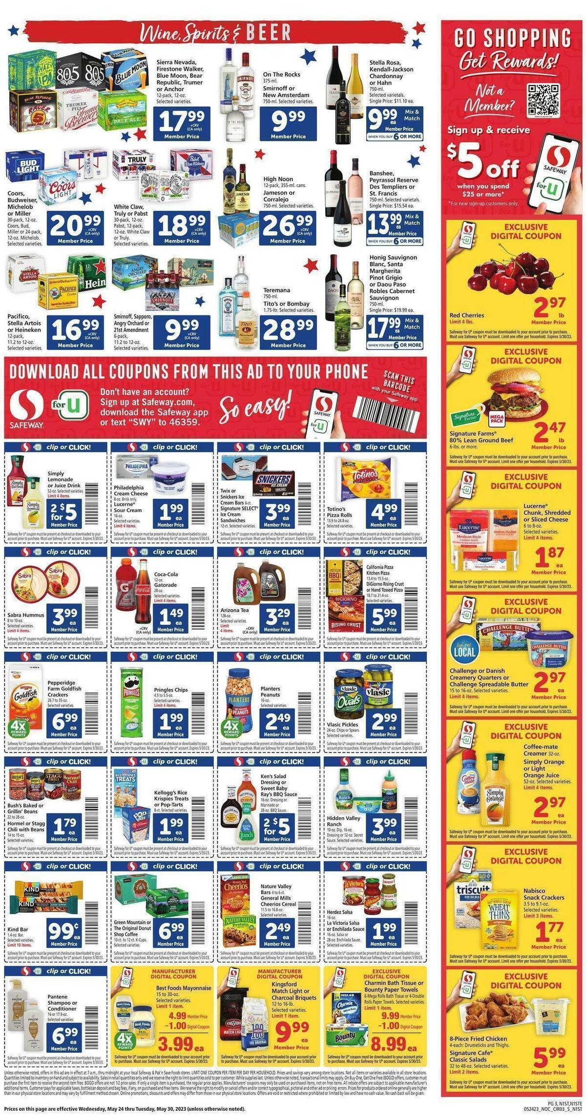 Safeway Weekly Ad from May 24