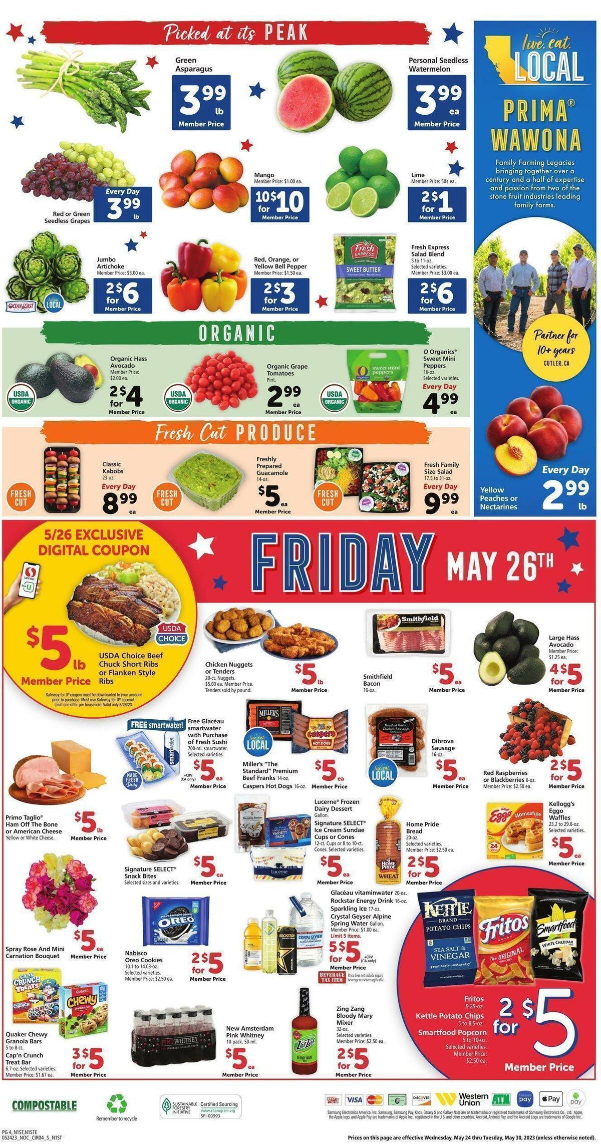 Safeway Weekly Ad from May 24