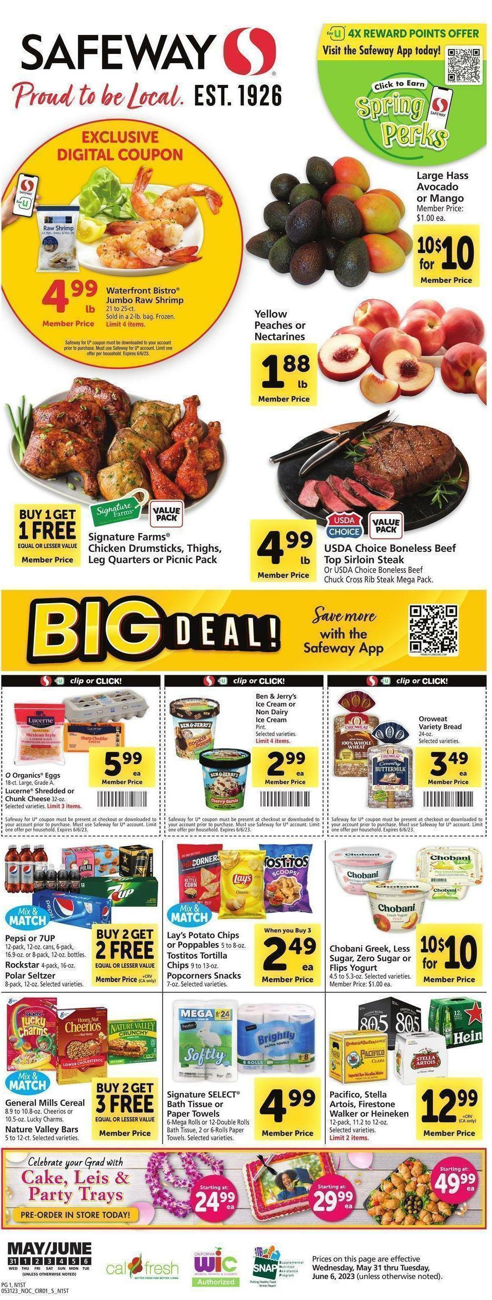 Safeway Weekly Ad from May 31