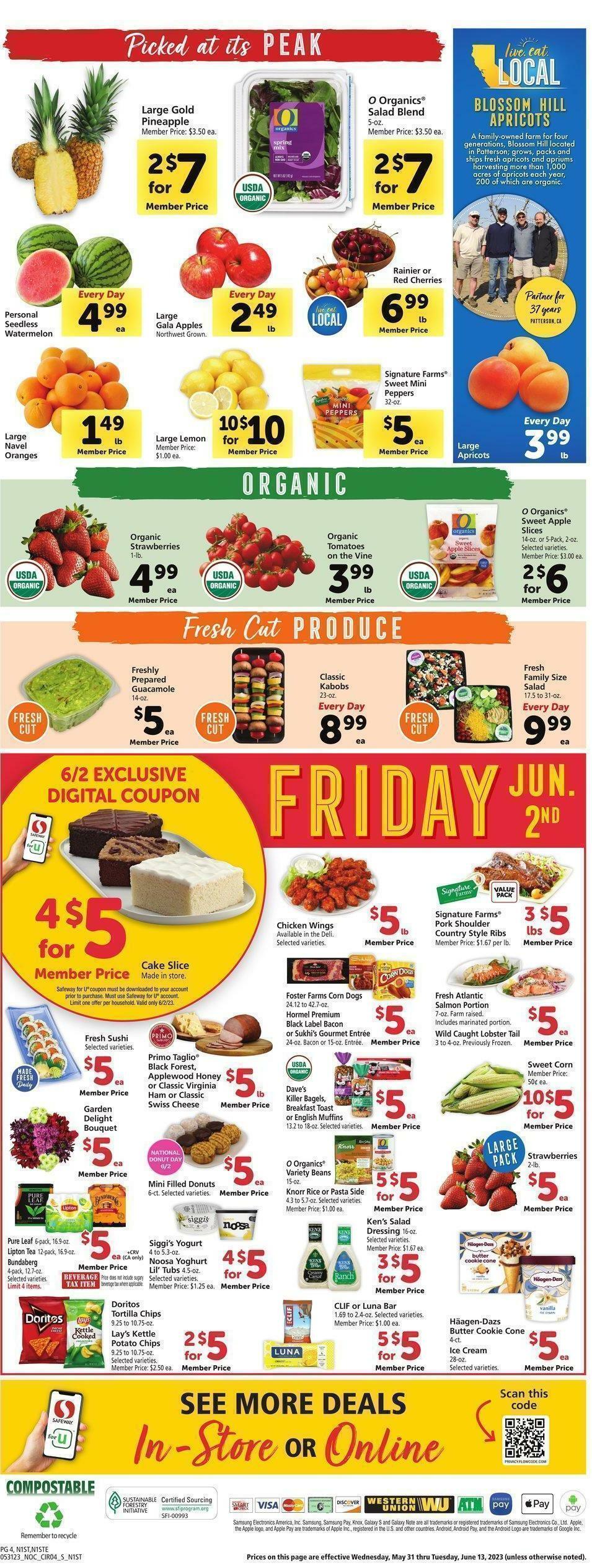 Safeway Weekly Ad from May 31