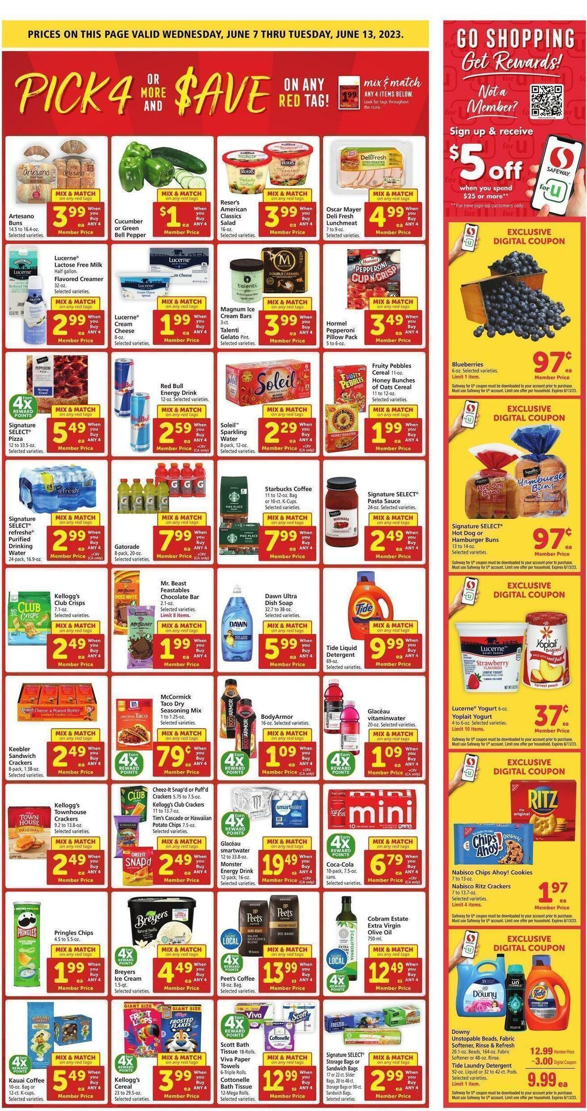Safeway Weekly Ad from June 7