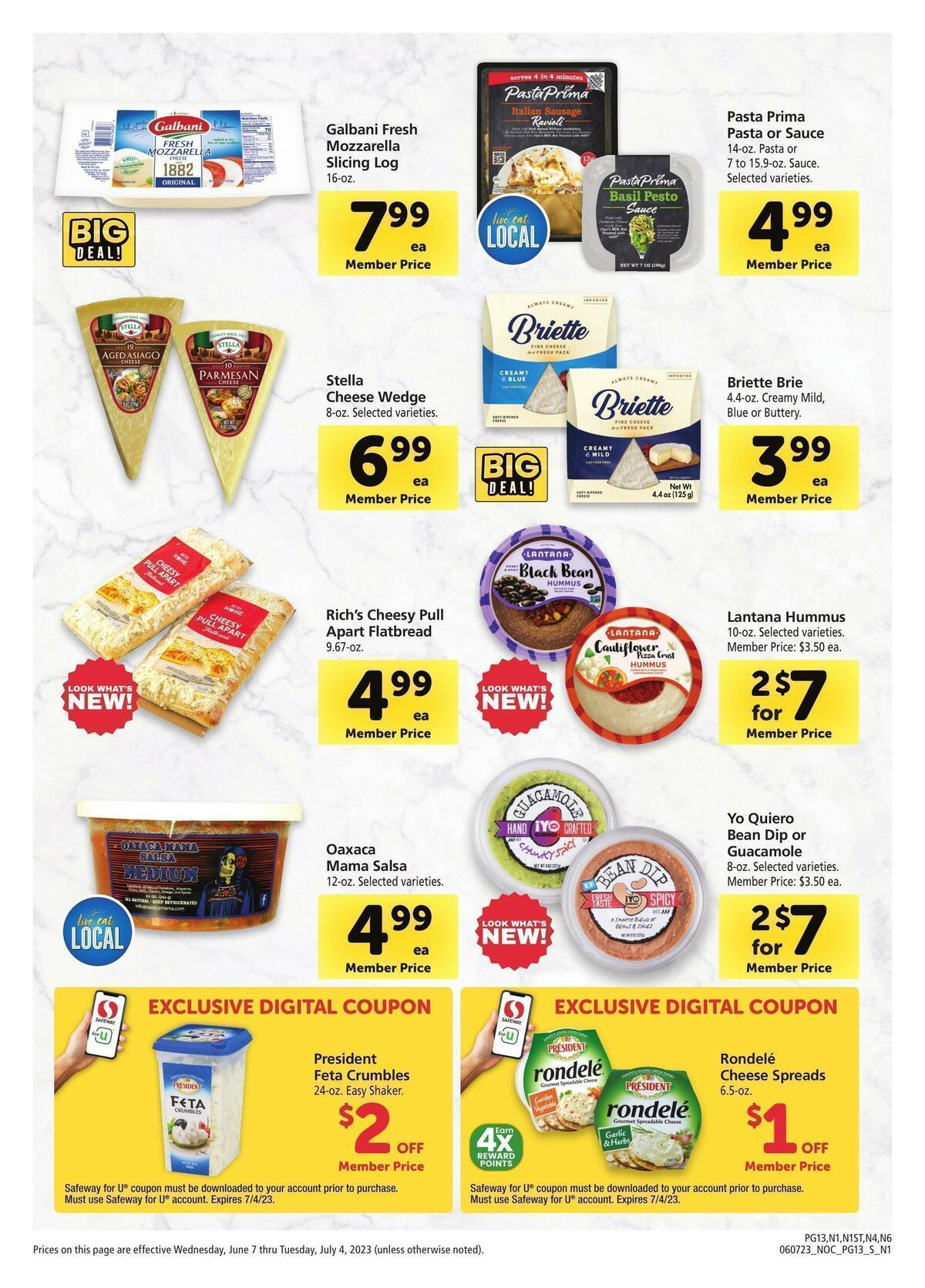 Safeway Big Book of Savings Weekly Ad from June 7
