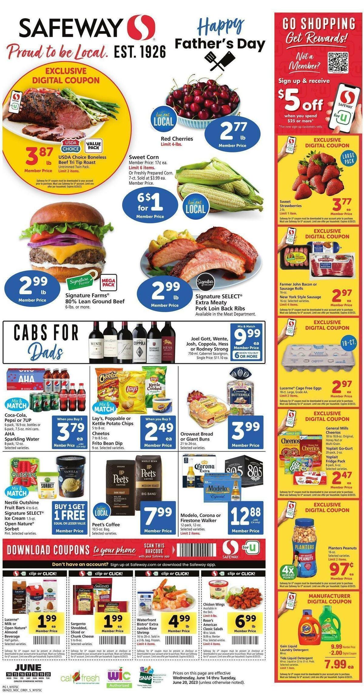 Safeway Weekly Ad from June 14