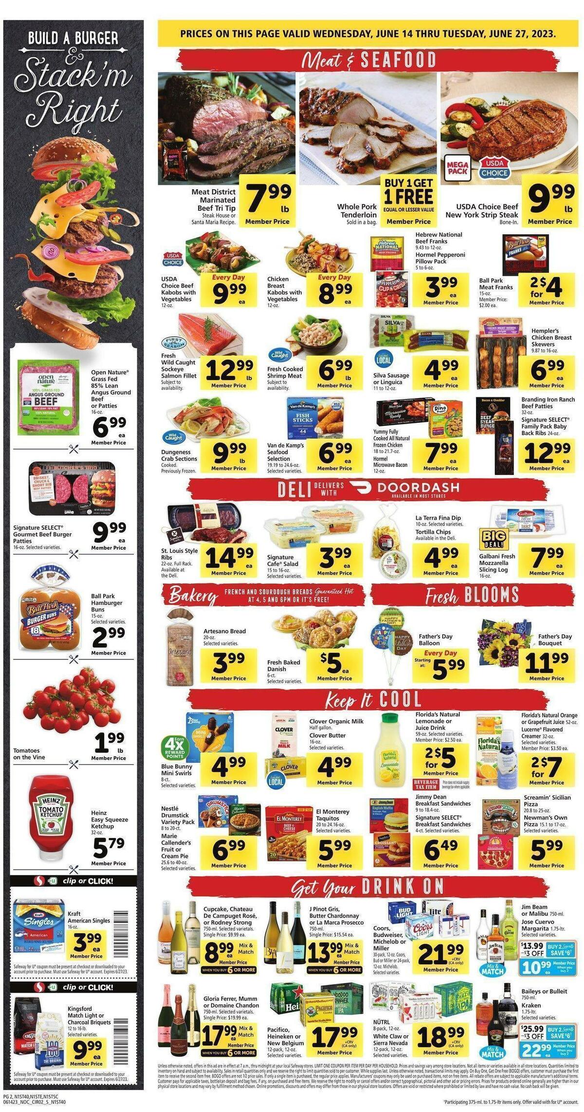 Safeway Weekly Ad from June 14