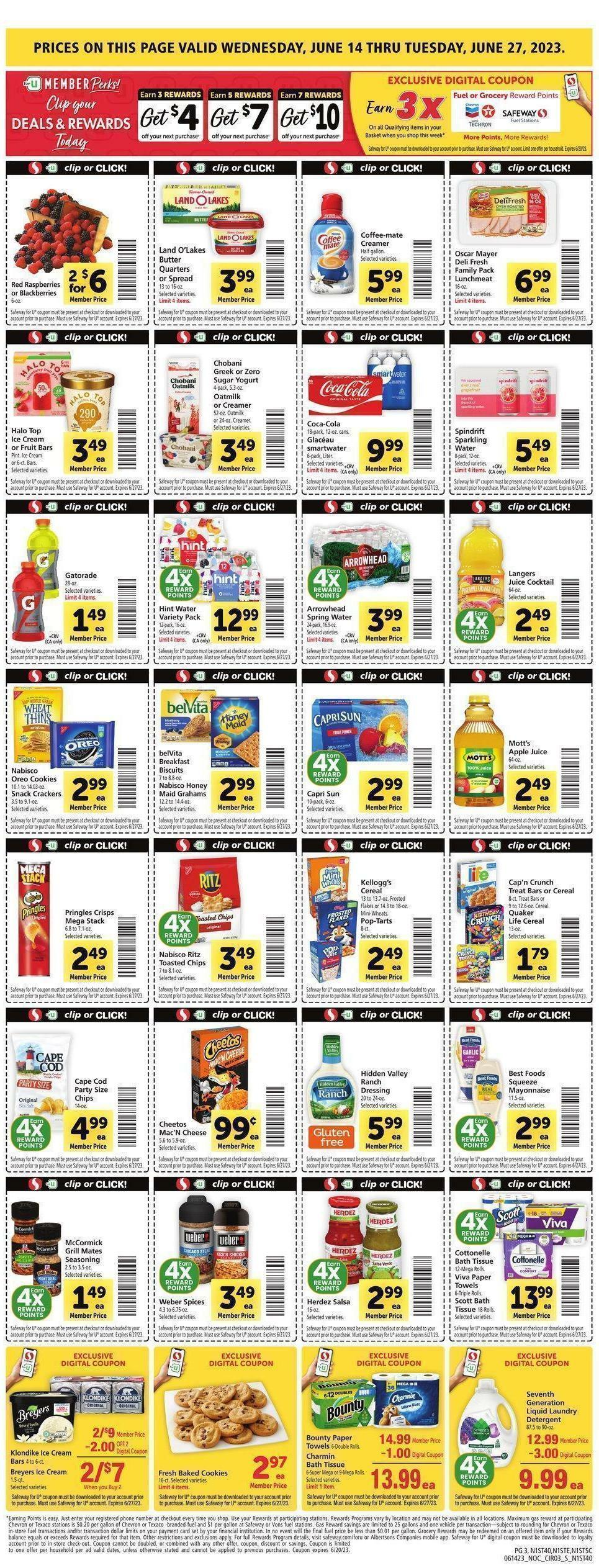 Safeway Weekly Ad from June 14