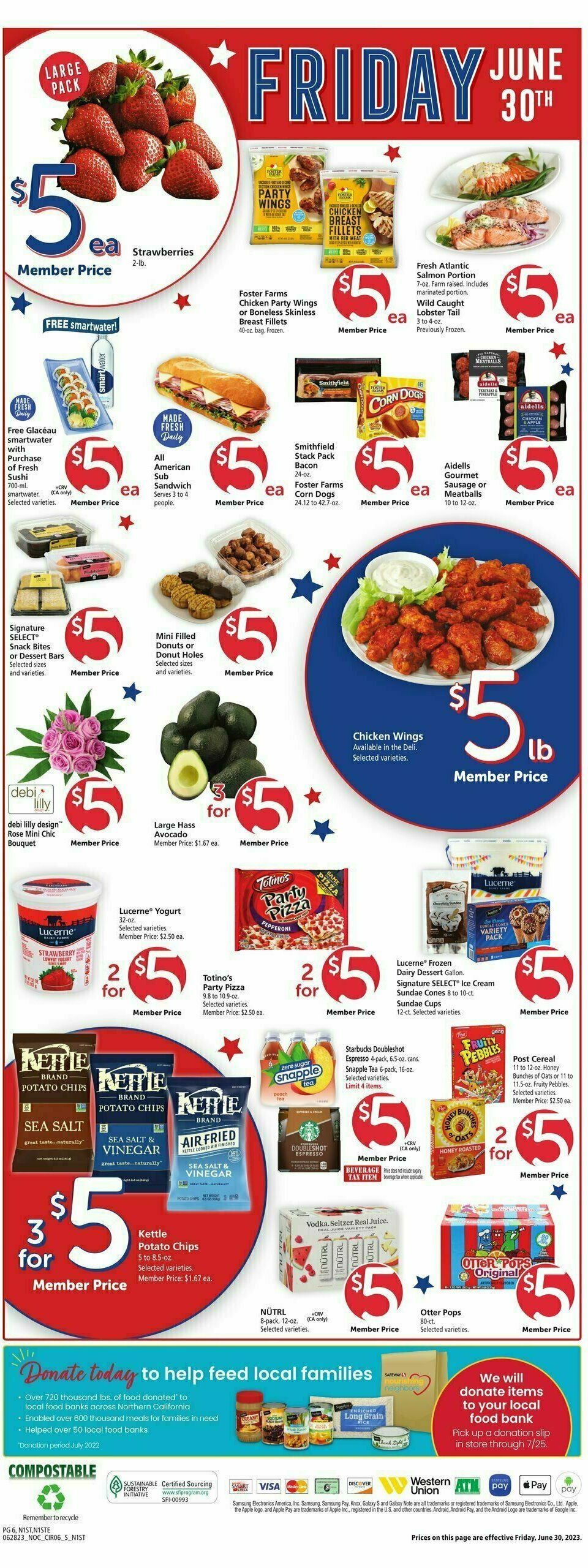 Safeway Weekly Ad from June 28