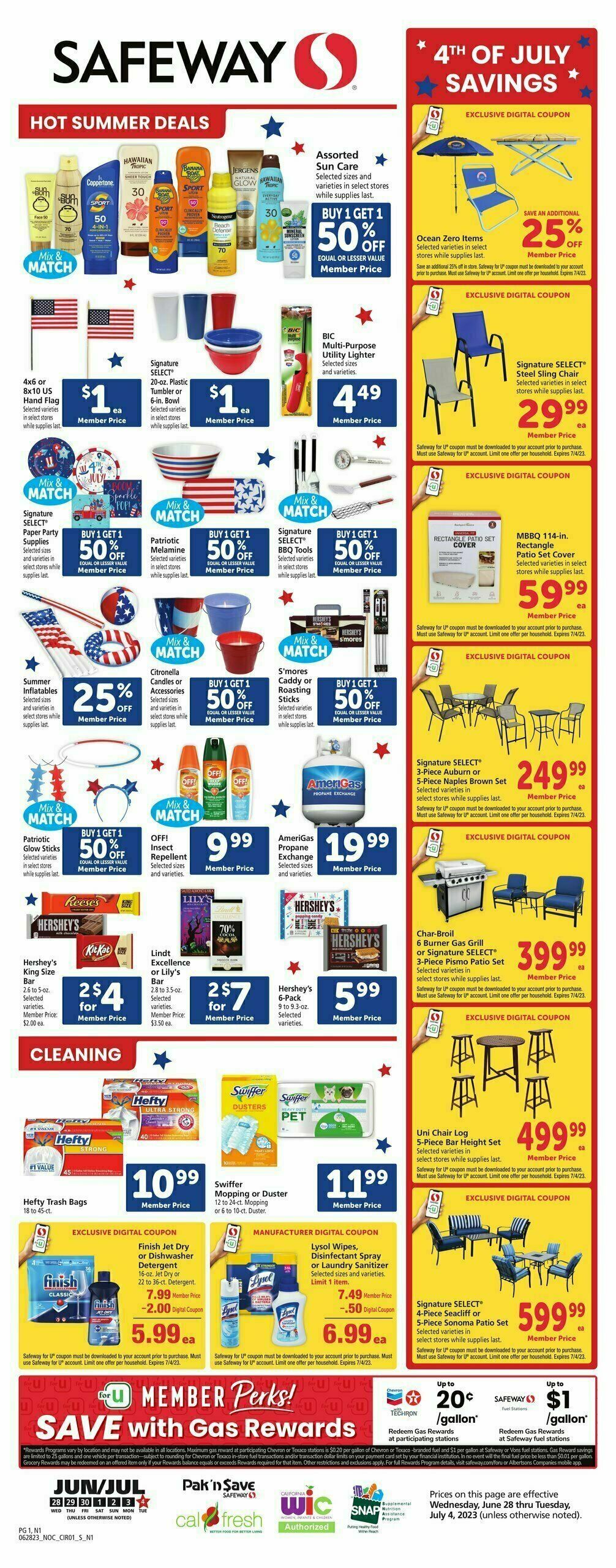 Safeway Speciality Publication Weekly Ad from June 28