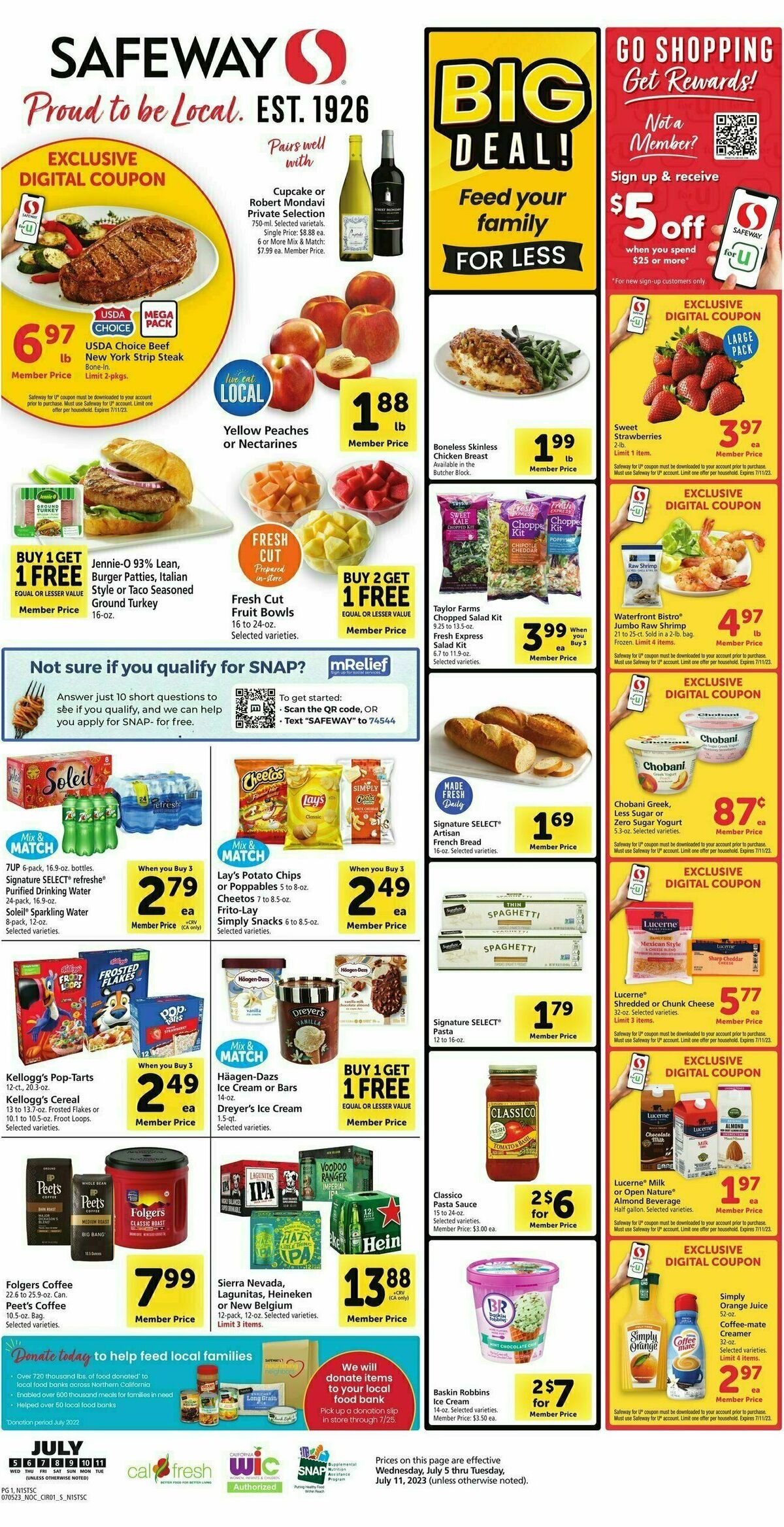 Safeway Weekly Ad from July 5