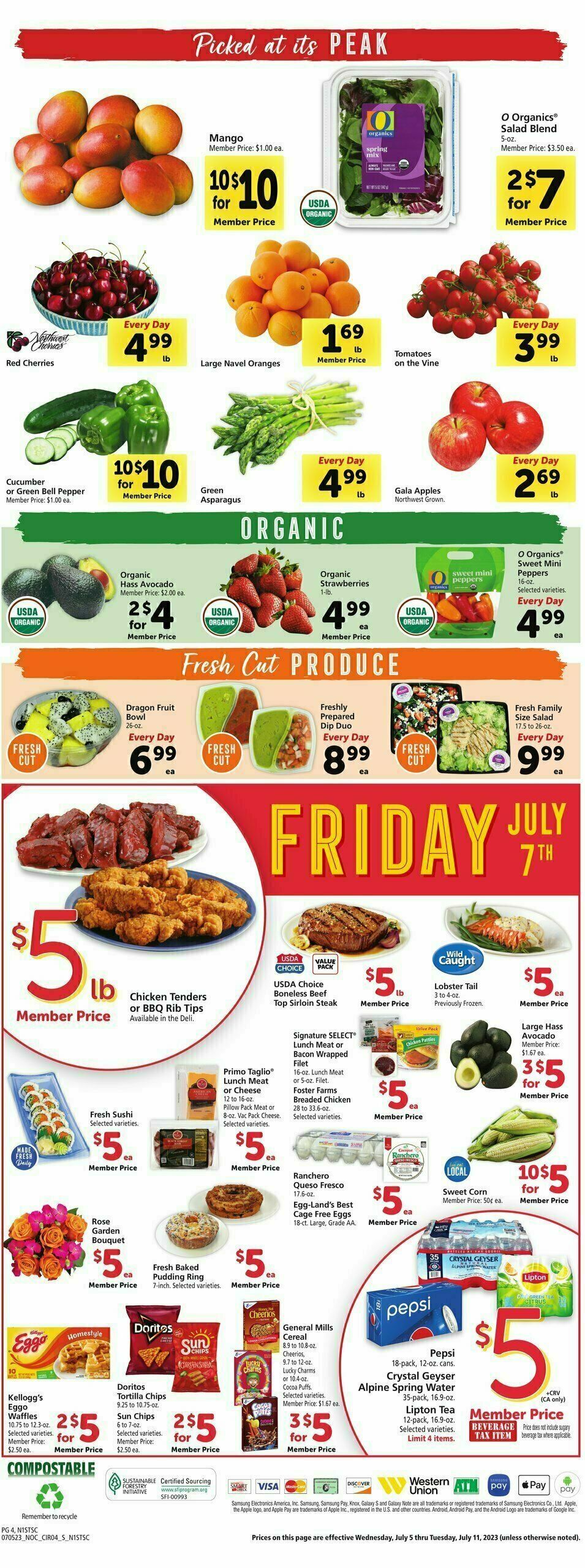 Safeway Weekly Ad from July 5