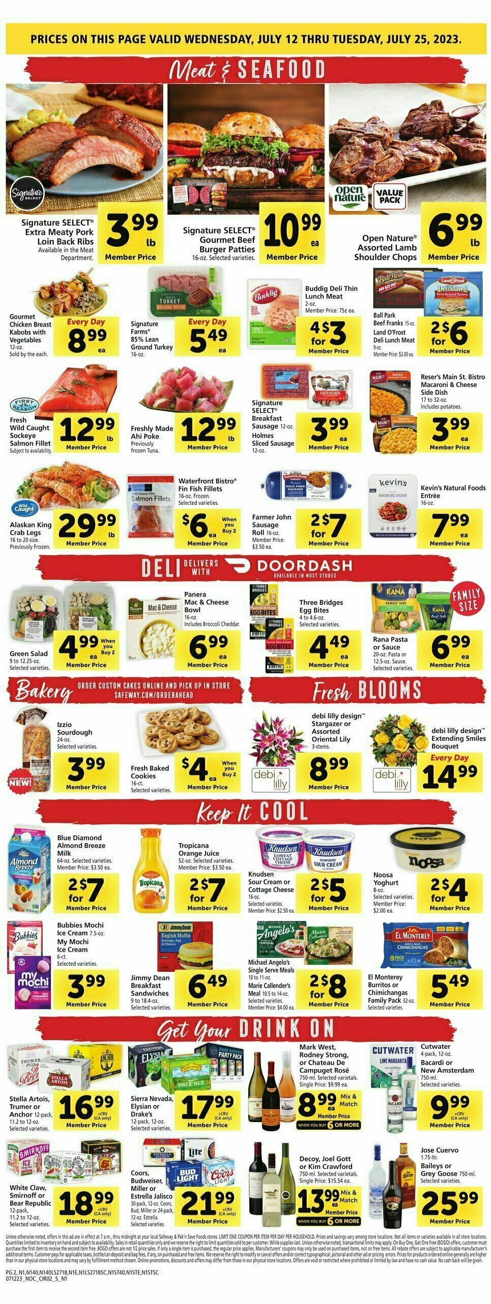 Safeway Weekly Ad from July 12