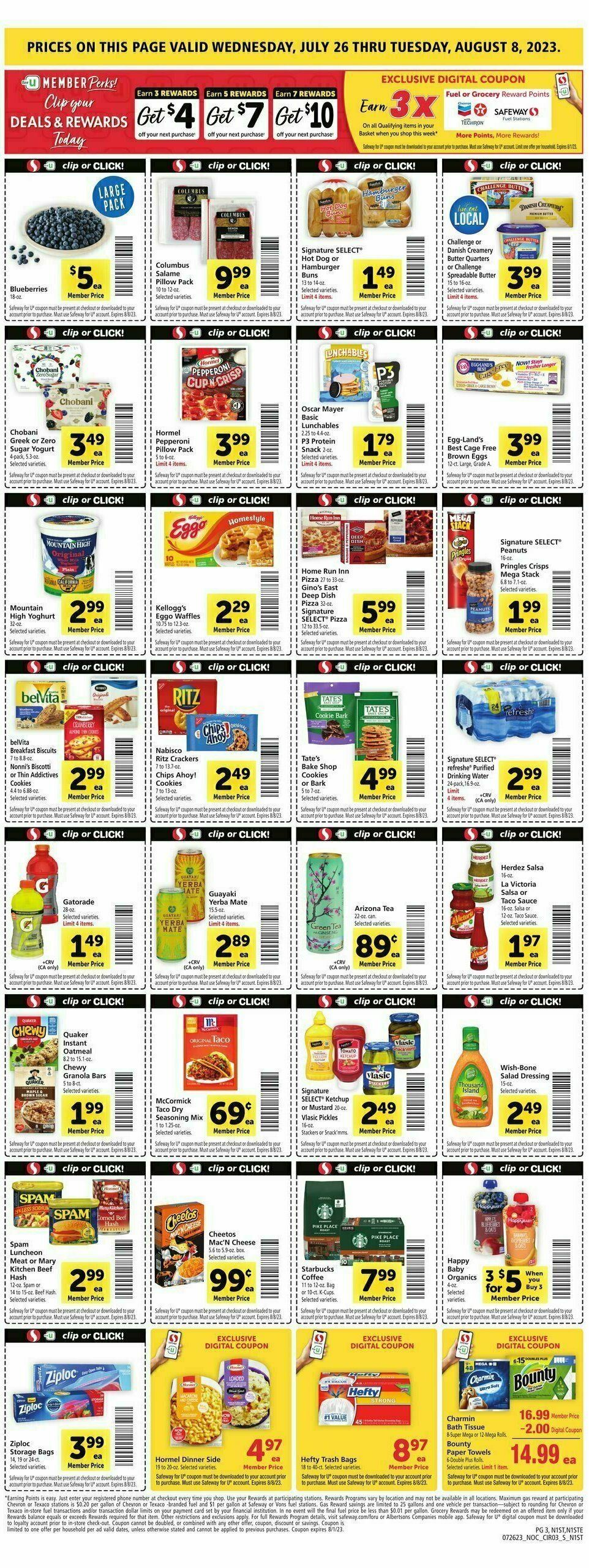 Safeway Weekly Ad from July 26