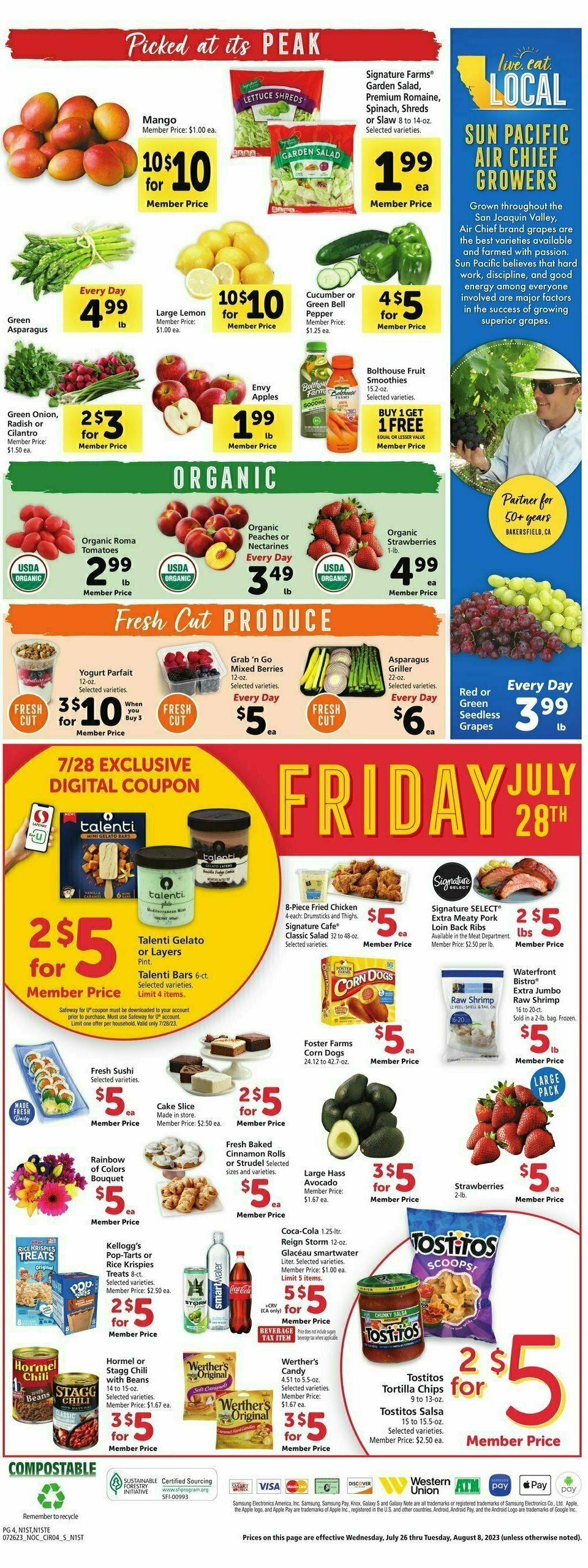 Safeway Weekly Ad from July 26