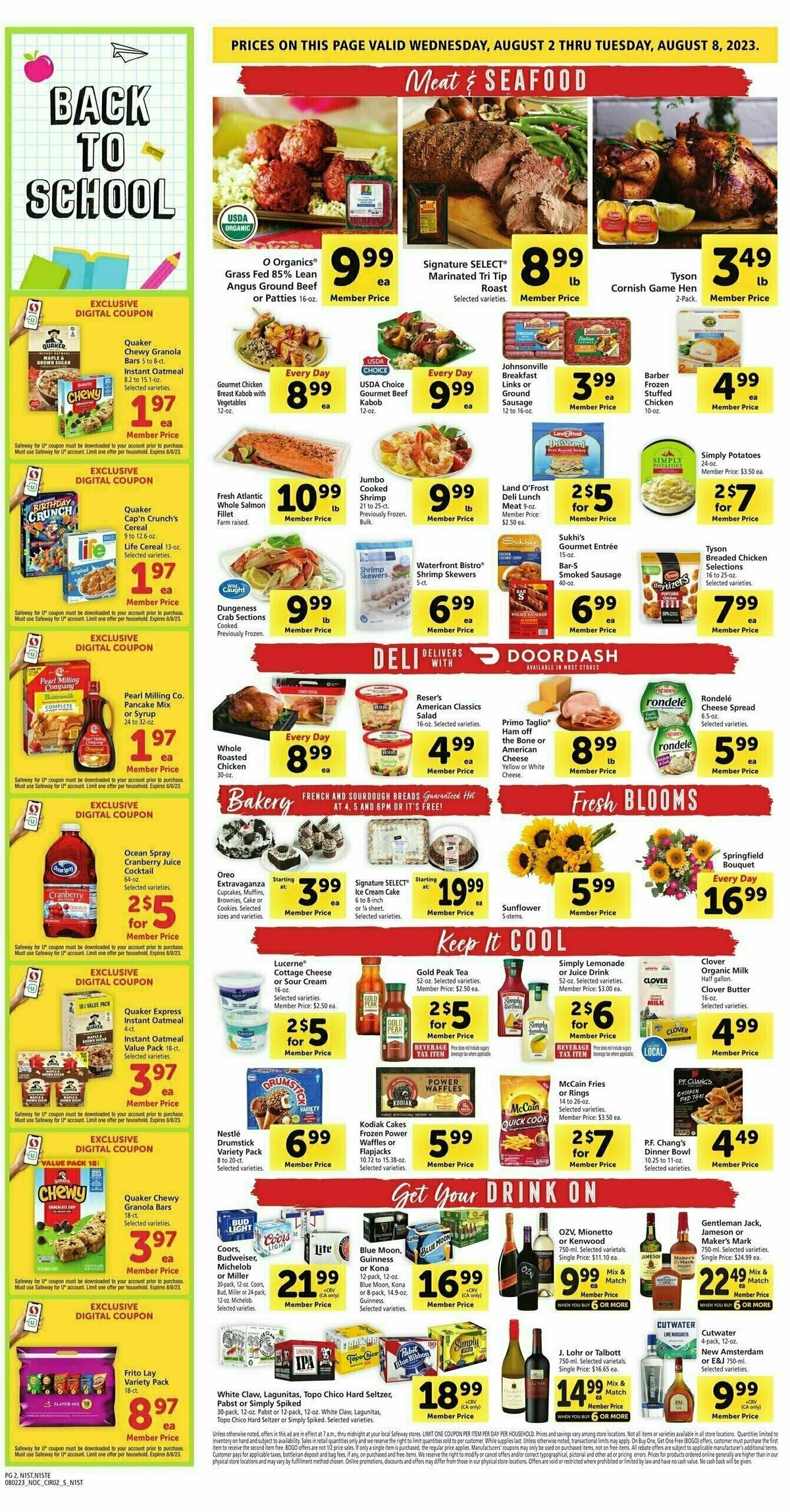 Safeway Weekly Ad from August 2