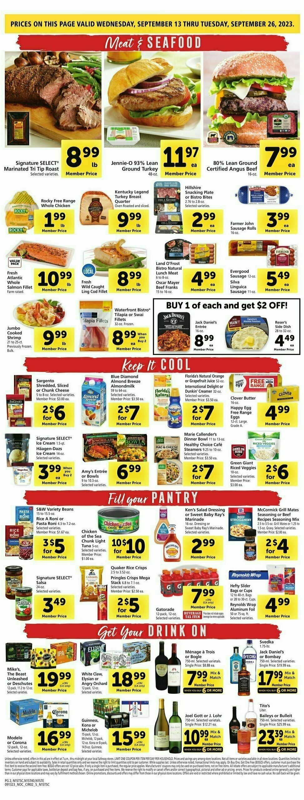 Safeway Weekly Ad from September 13