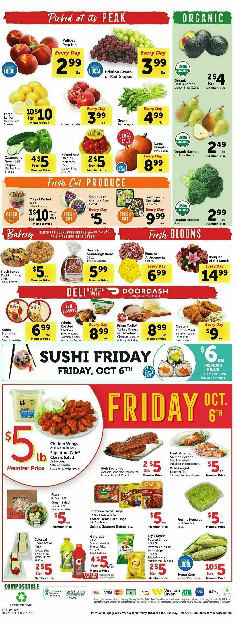 Safeway Weekly Ad from October 4