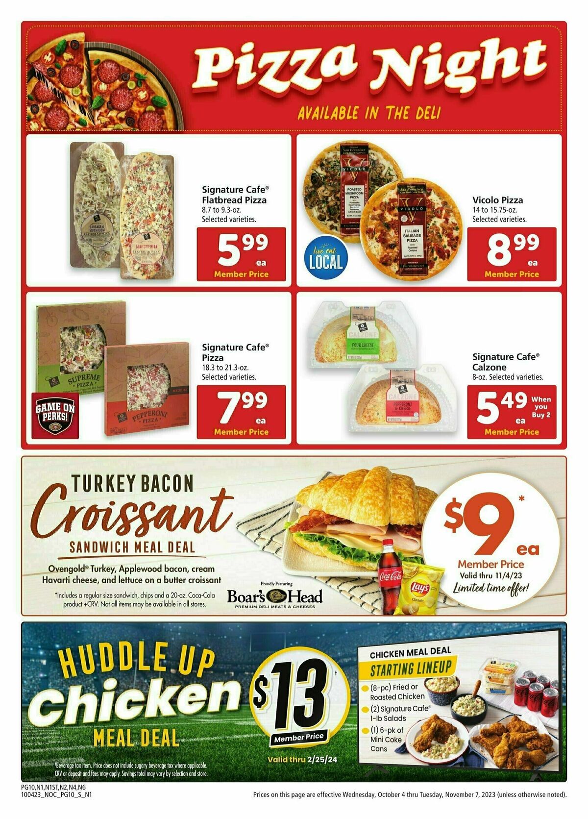 Safeway Big Book of Savings Weekly Ad from October 4