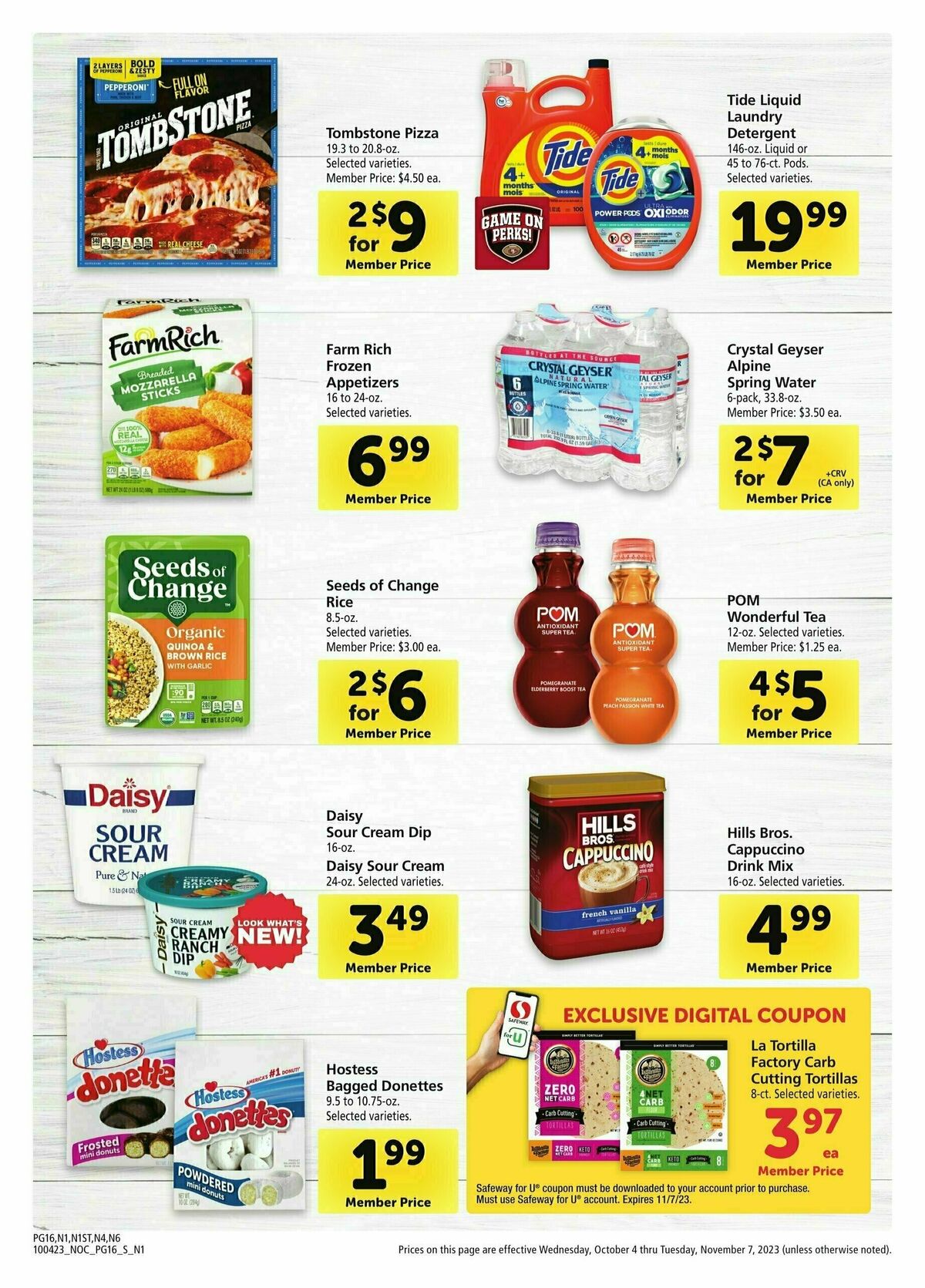 Safeway Big Book of Savings Weekly Ad from October 4