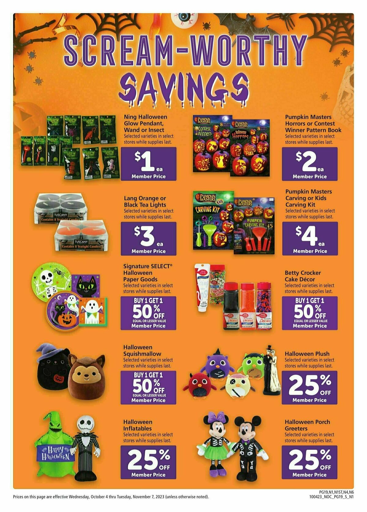 Safeway Big Book of Savings Weekly Ad from October 4