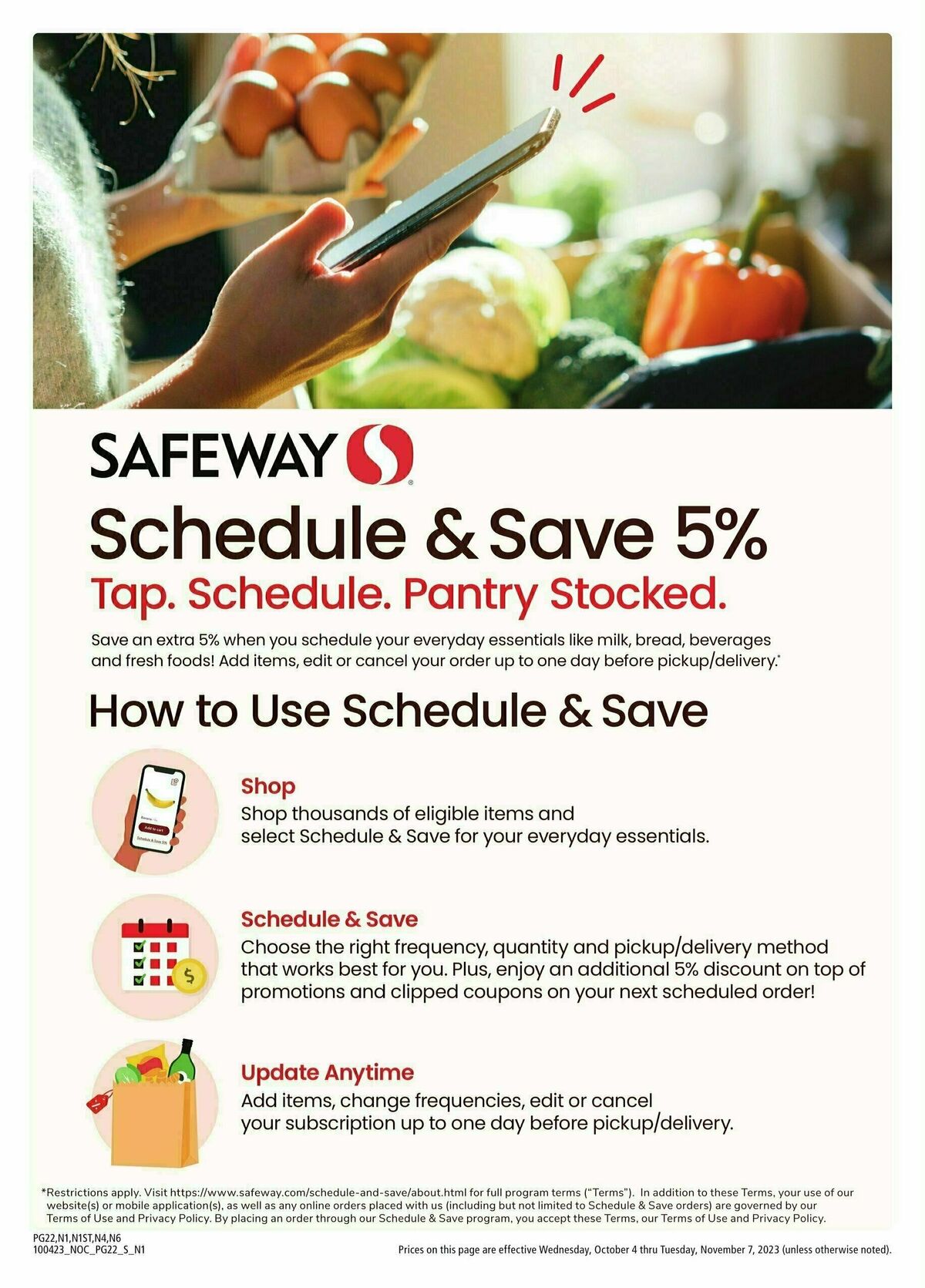 Safeway Big Book of Savings Weekly Ad from October 4
