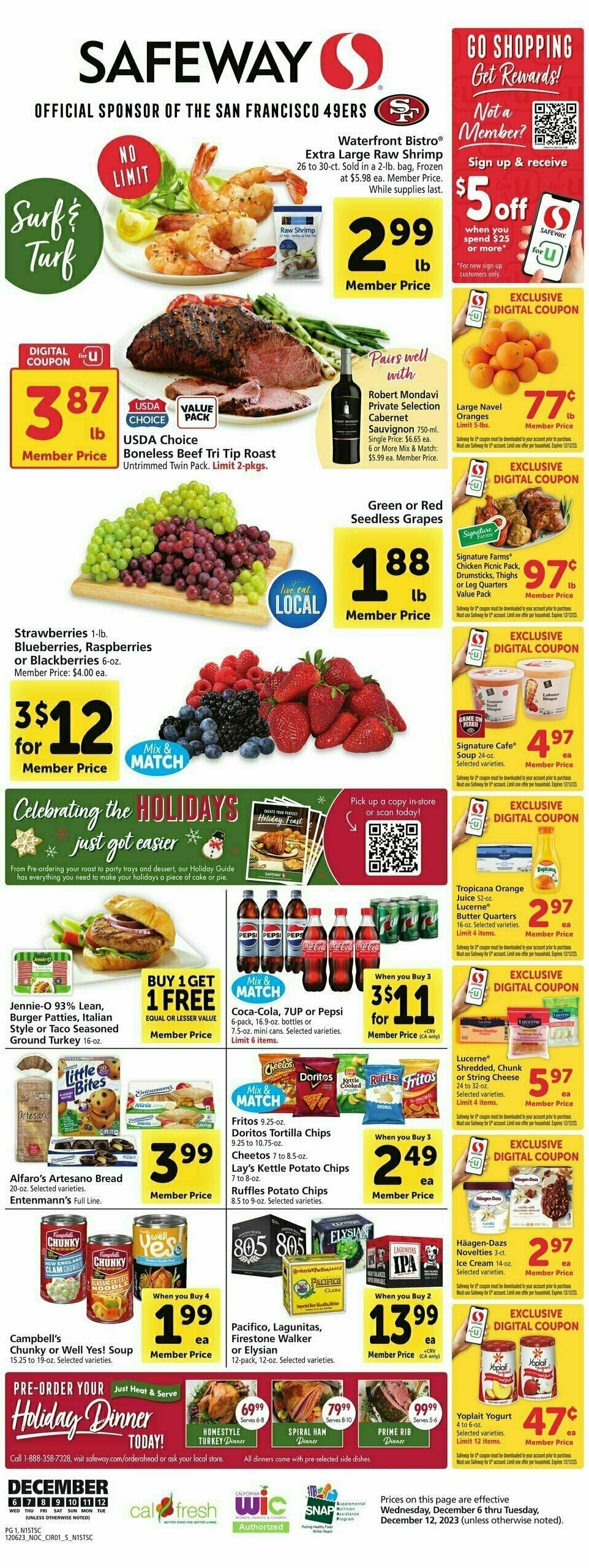Safeway Weekly Ad from December 6