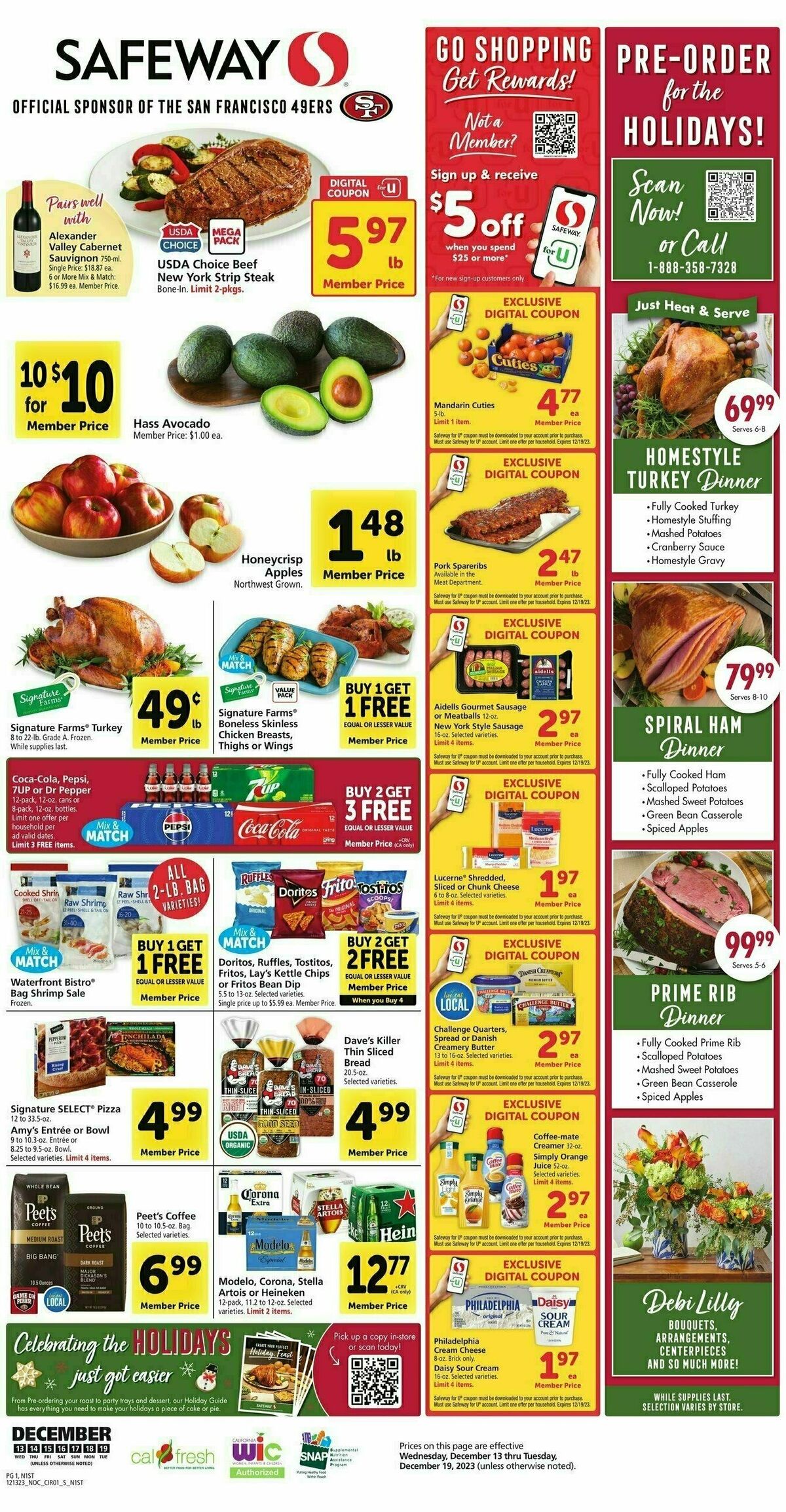 Safeway Weekly Ad from December 13