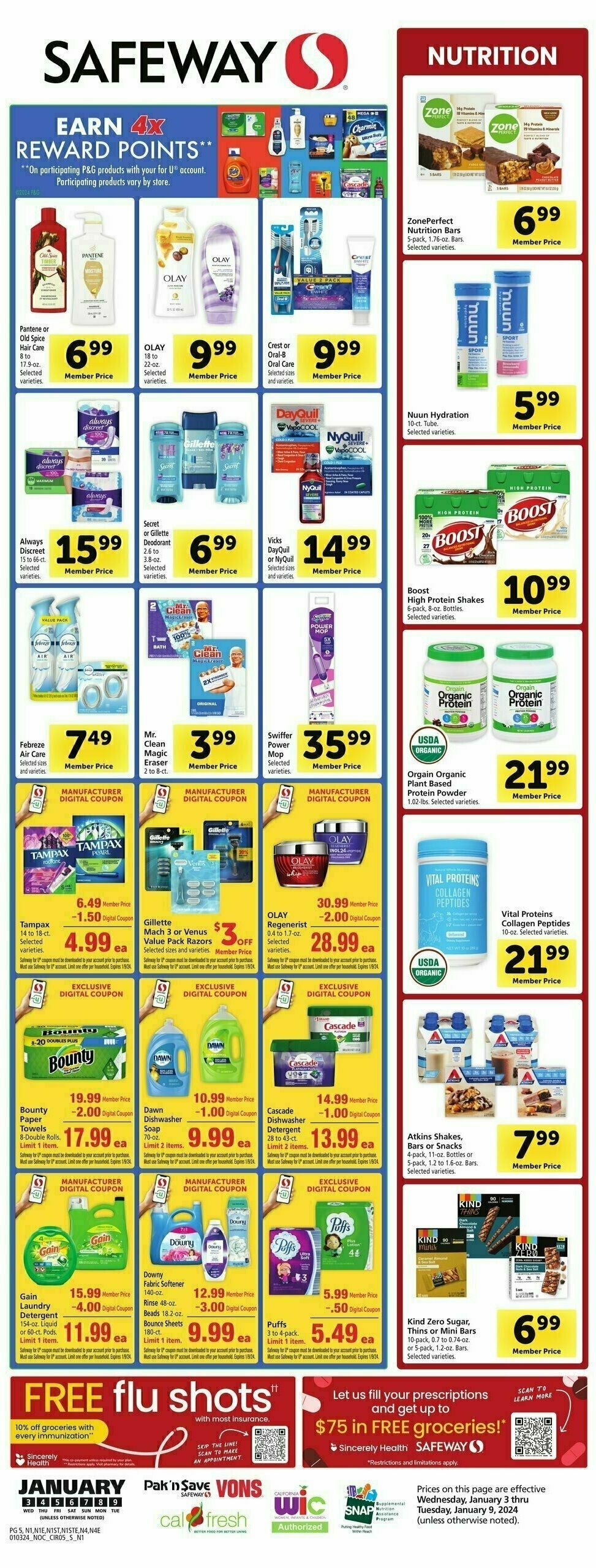 Safeway Weekly Ad from January 3