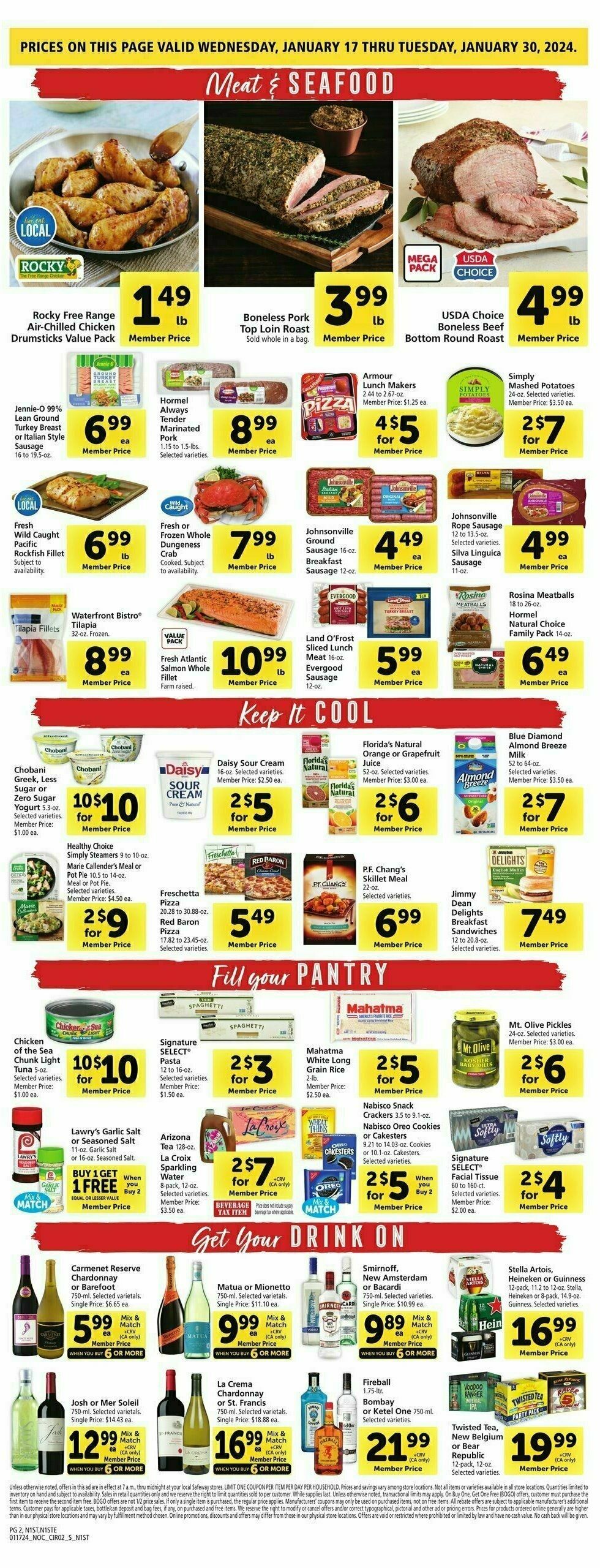 Safeway Weekly Ad from January 17