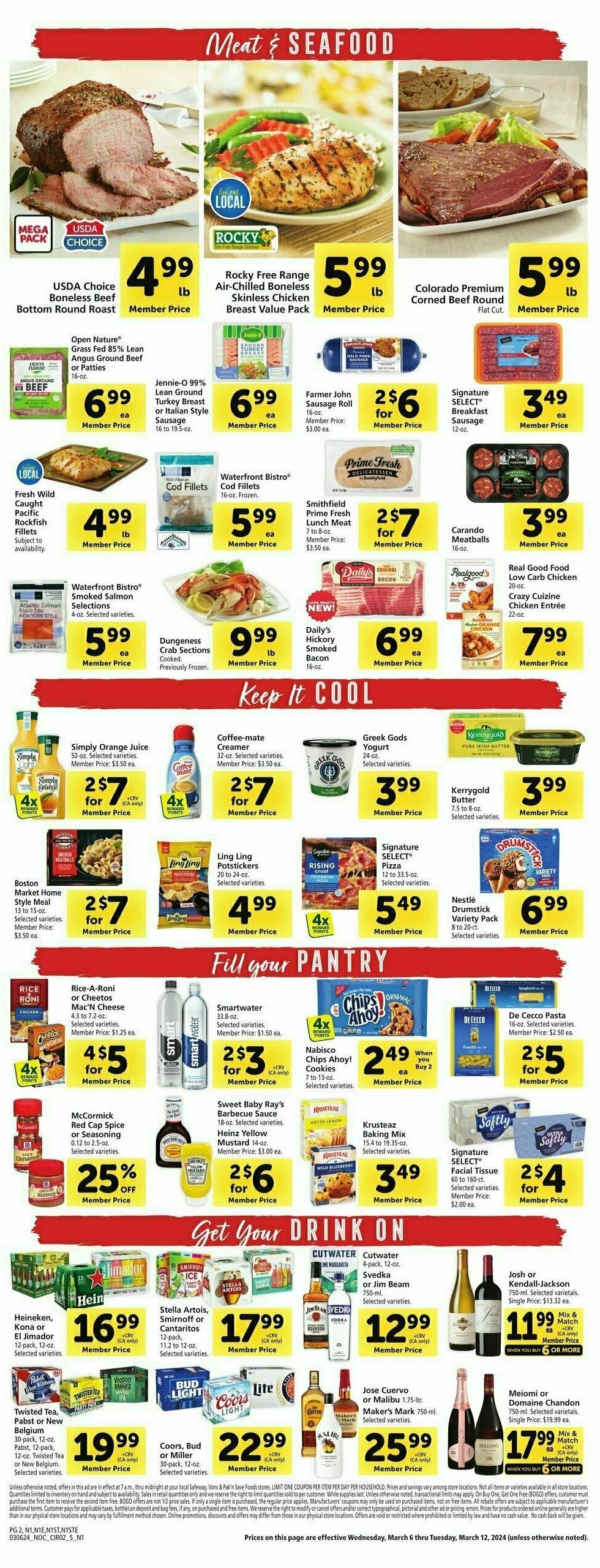Safeway Weekly Ad from March 6