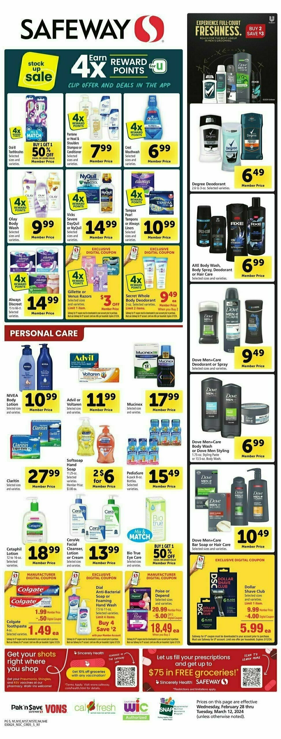 Safeway Weekly Ad from March 6